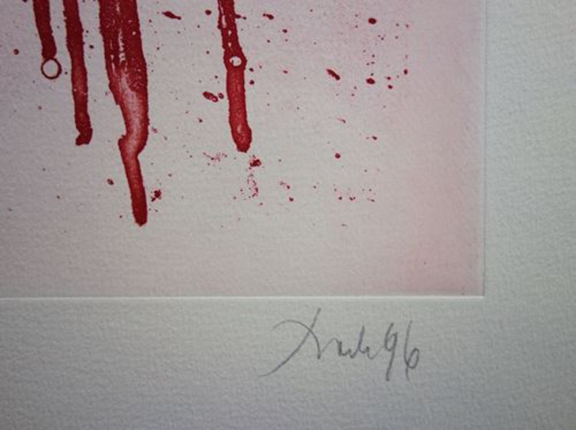 Dado (Miodrag Djuric said) Blood Festival Original etching (Etching and aquatint) on [...] - Bild 2 aus 6