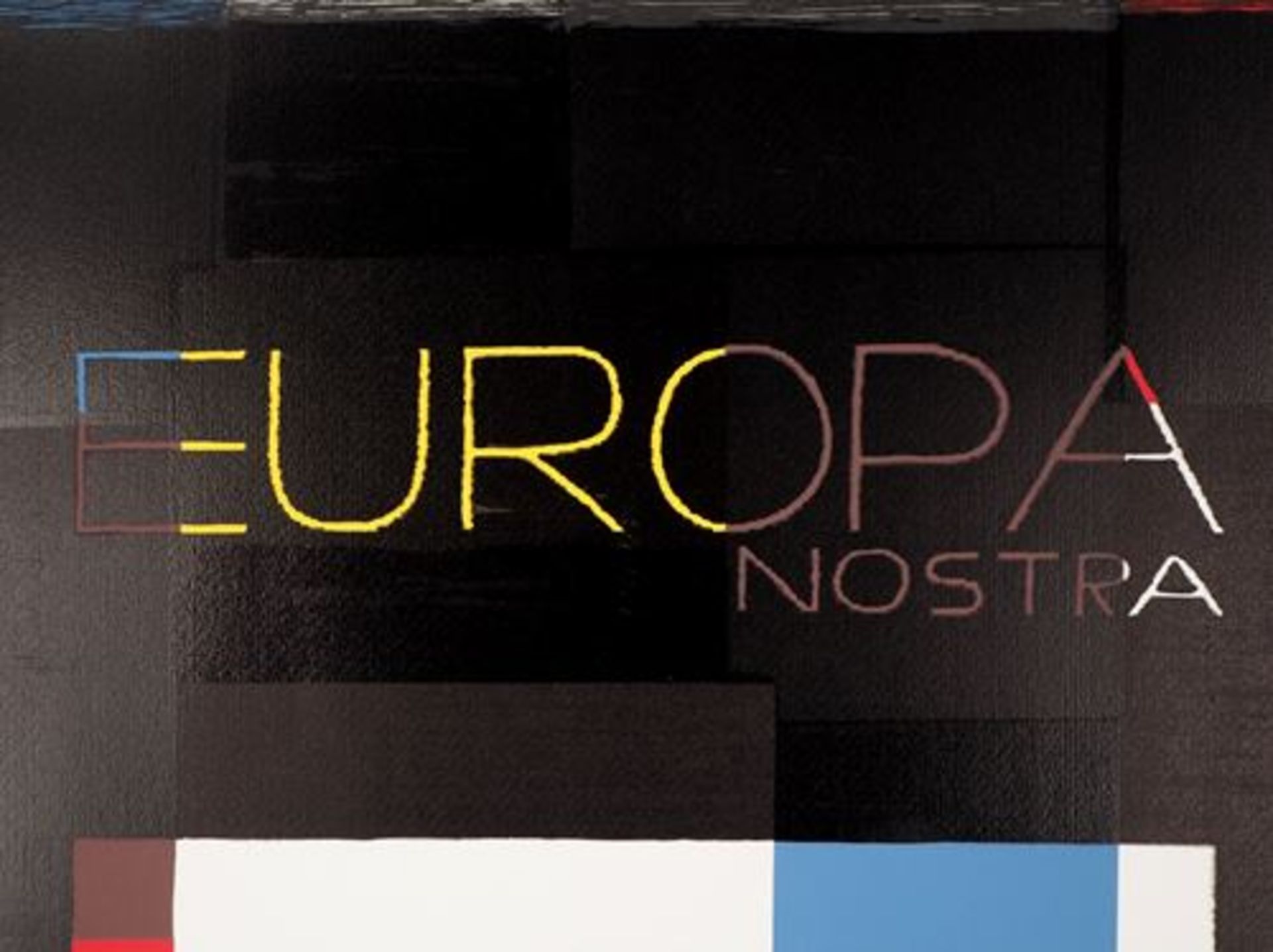 Michel SEUPHOR Europa Nostra Original silkscreen printing Signed lower right in [...] - Bild 2 aus 8