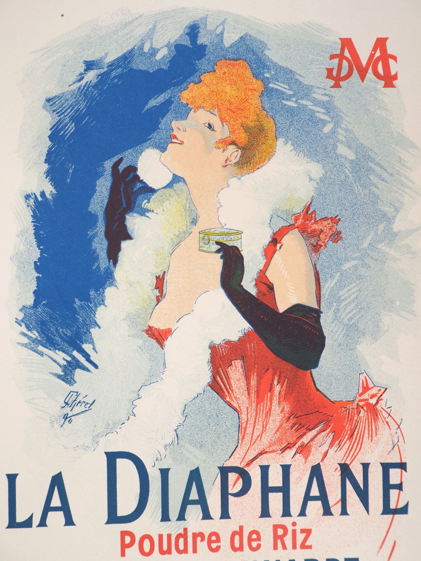 Jules Chéret Sarah Bernhardt (the diaphanous), 1897 Original colored lithograph on [...]