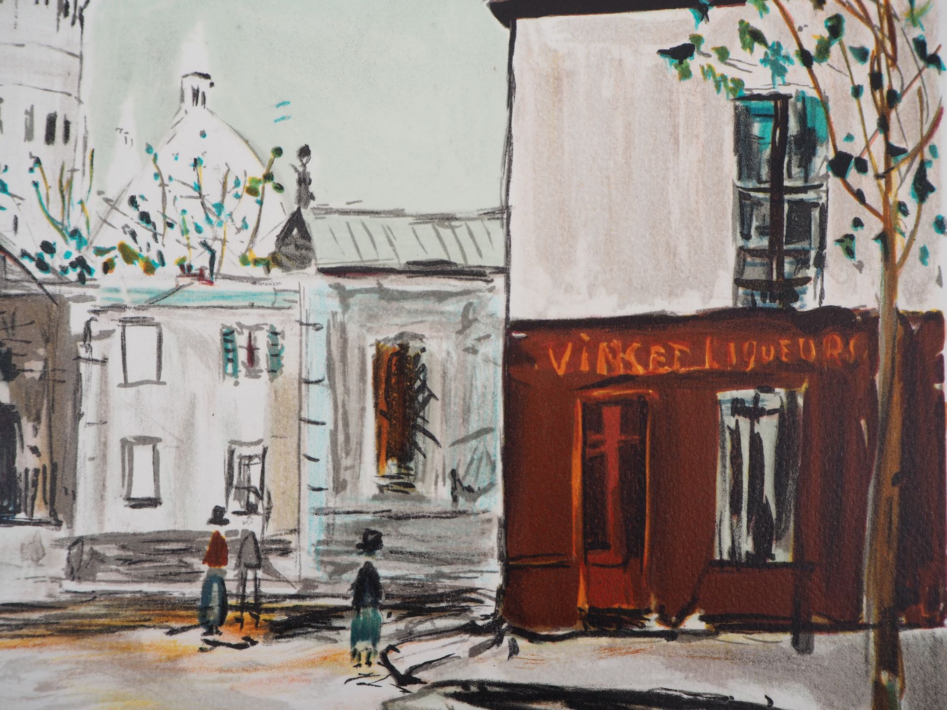 Maurice Utrillo (after) Saint-Pierre church, Place du Tertre in [...] - Bild 5 aus 8