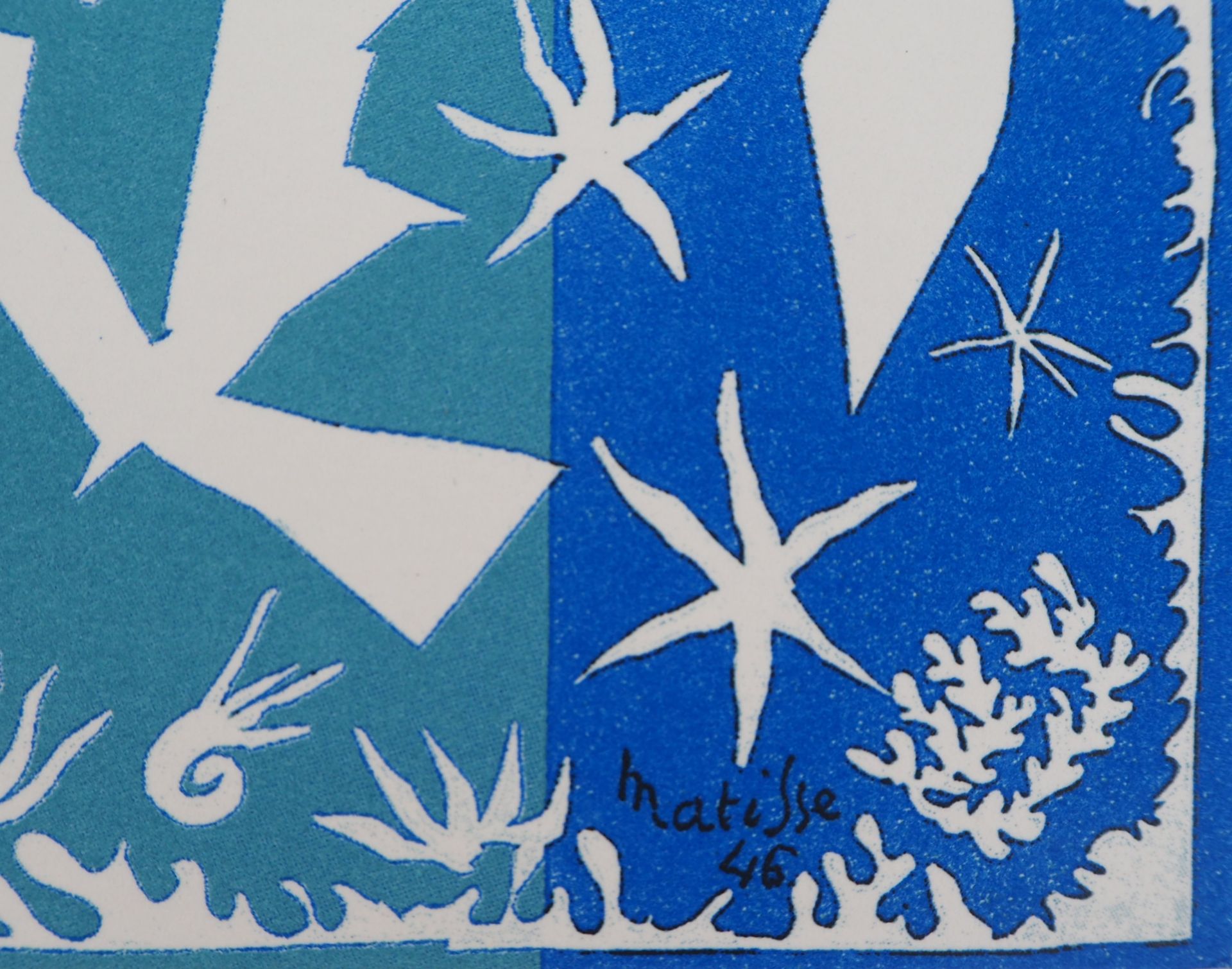 Henri Matisse (1869-1954) (after) Doves in the sky, 2000 Screenprint Signed in the [...] - Bild 5 aus 5