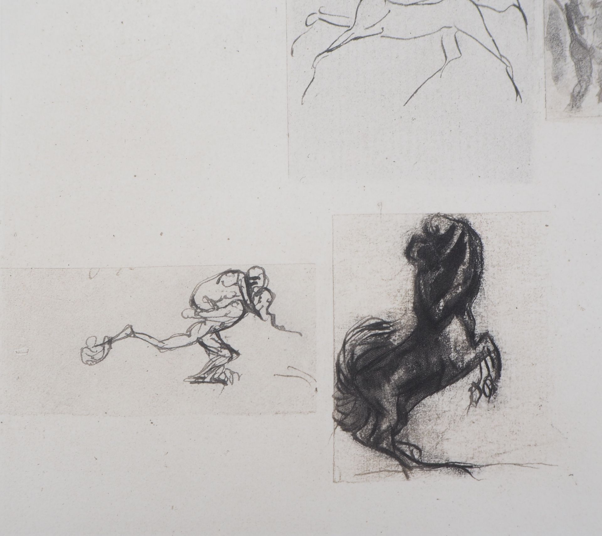 Auguste Rodin Four Studies, 1897 Engraving (rotogravure reprised in drypoint) and [...] - Bild 6 aus 6