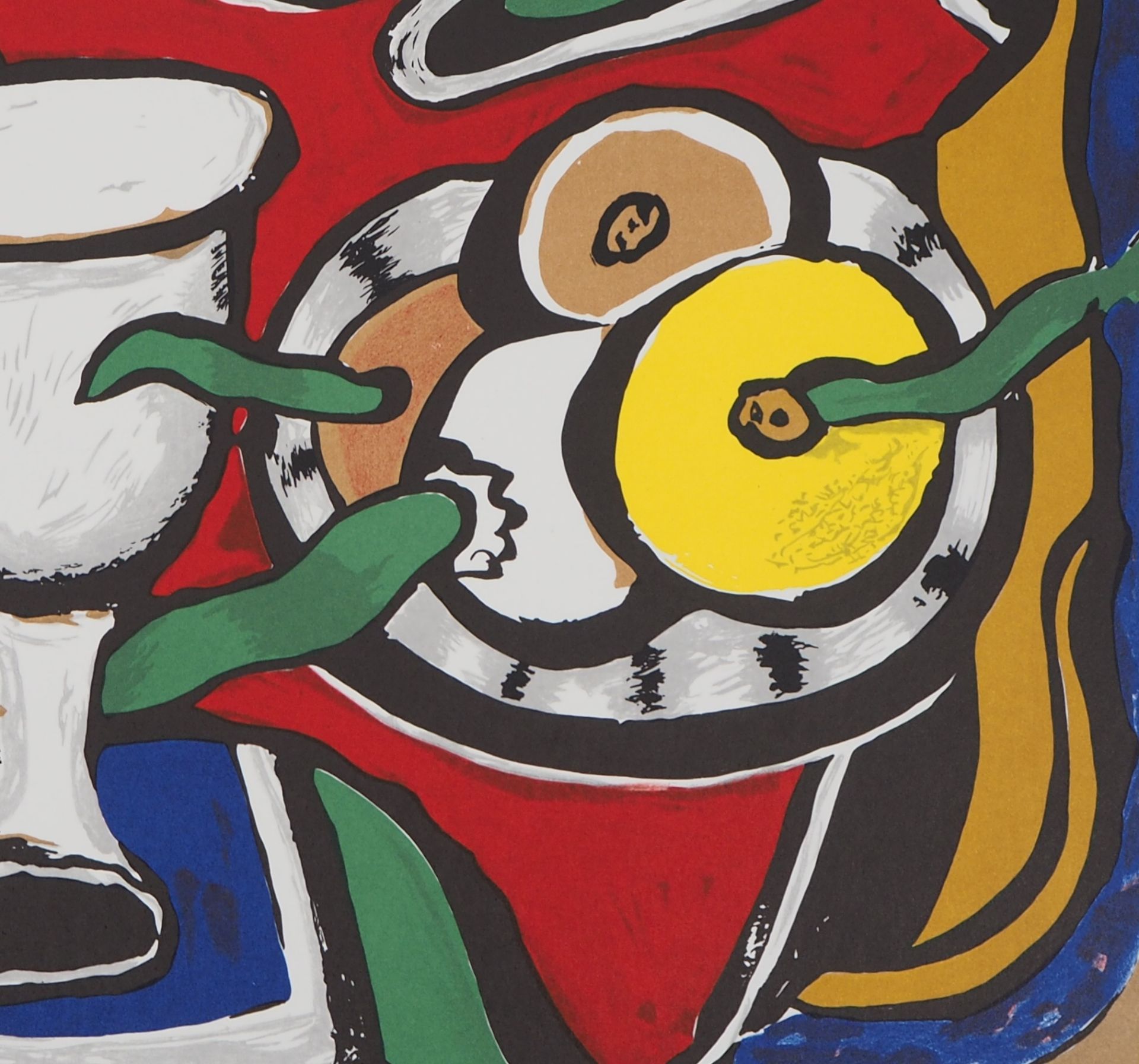 Fernand LÉGER (1881 - 1955) Still life with apples, Colored lithograph Signed in [...] - Bild 6 aus 6