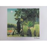 Le Douanier ROUSSEAU (Henri) The Snake Charmer Original lithograph on [...]