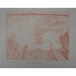 Alekos FASSIANOS An afternoon by the sea Engraving on Japanese paper Signed in [...]