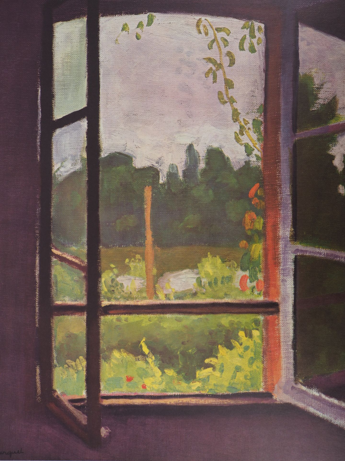 Albert MARQUET (after) Window in Méricourt, 1937 High quality four colour [...] - Bild 5 aus 8