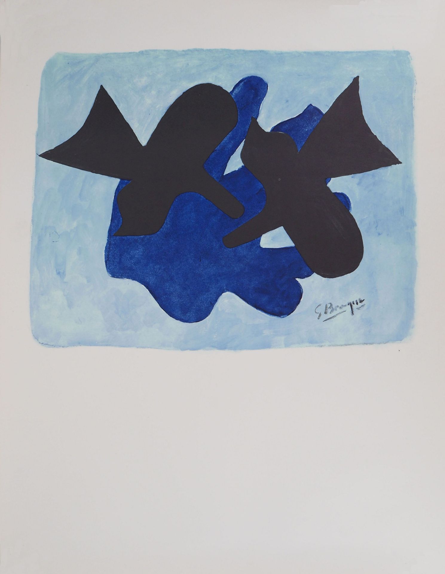 Georges Braque (1882-1963) The Birds Colour lithograph Signed in the plate (bottom [...]