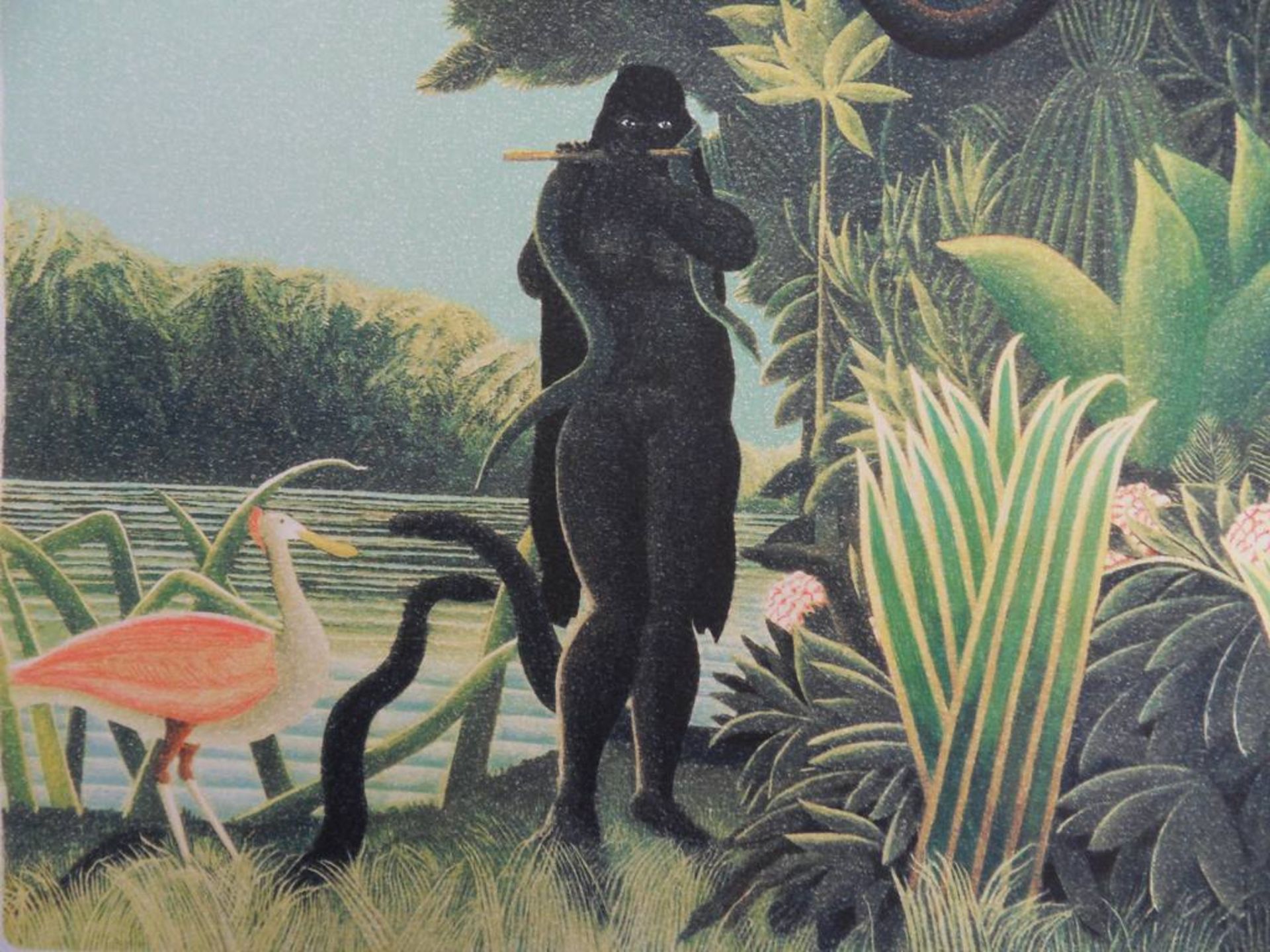 Le Douanier ROUSSEAU (Henri) The Snake Charmer Original lithograph on [...] - Bild 3 aus 6