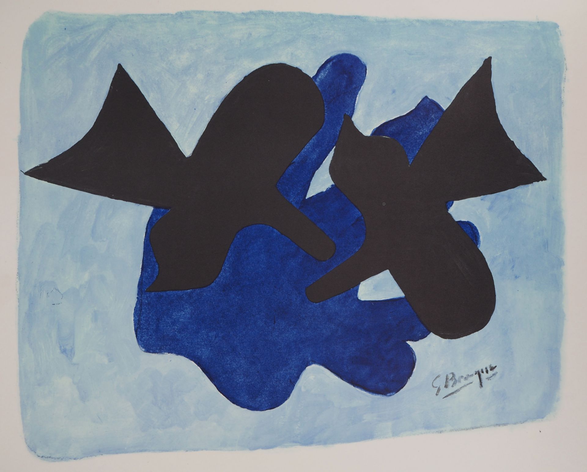 Georges Braque (1882-1963) The Birds Colour lithograph Signed in the plate (bottom [...] - Bild 2 aus 7