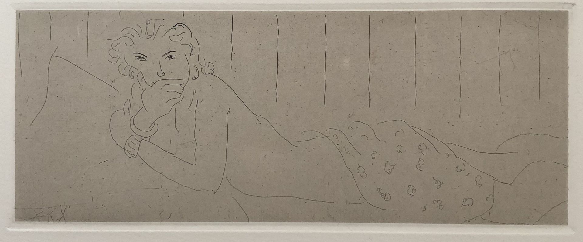 Henri MATISSE Nu Allongé Original drypoint, 1929 Stamp-signed with the artist's [...] - Bild 2 aus 4