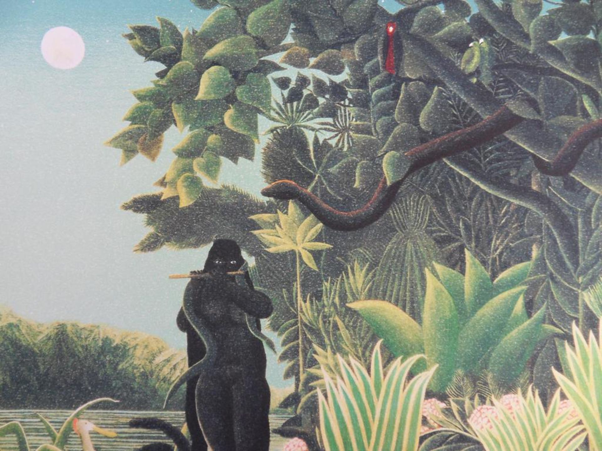 Le Douanier ROUSSEAU (Henri) The Snake Charmer Original lithograph on [...] - Bild 6 aus 6