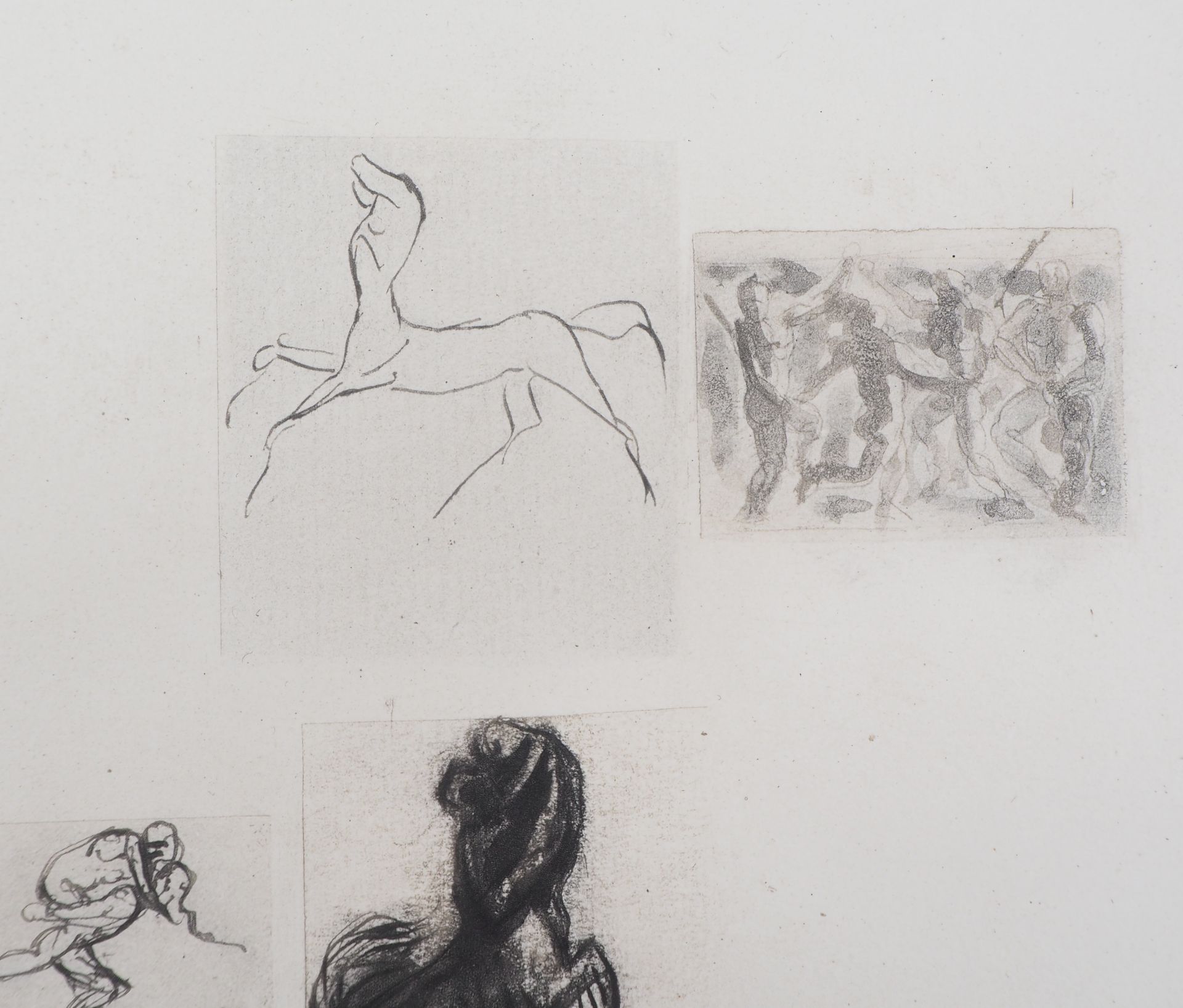 Auguste Rodin Four Studies, 1897 Engraving (rotogravure reprised in drypoint) and [...] - Bild 3 aus 6