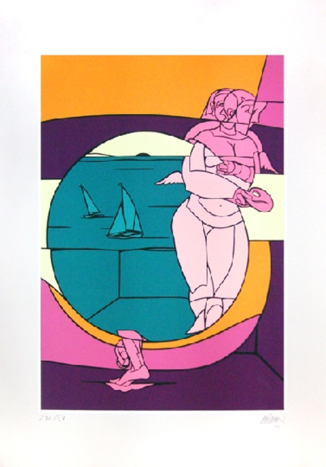 Valerio ADAMI Composition for the Olympic Games, 1992 Screenprint on Arches [...]