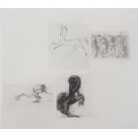 Auguste Rodin Four Studies, 1897 Engraving (rotogravure reprised in drypoint) and [...]
