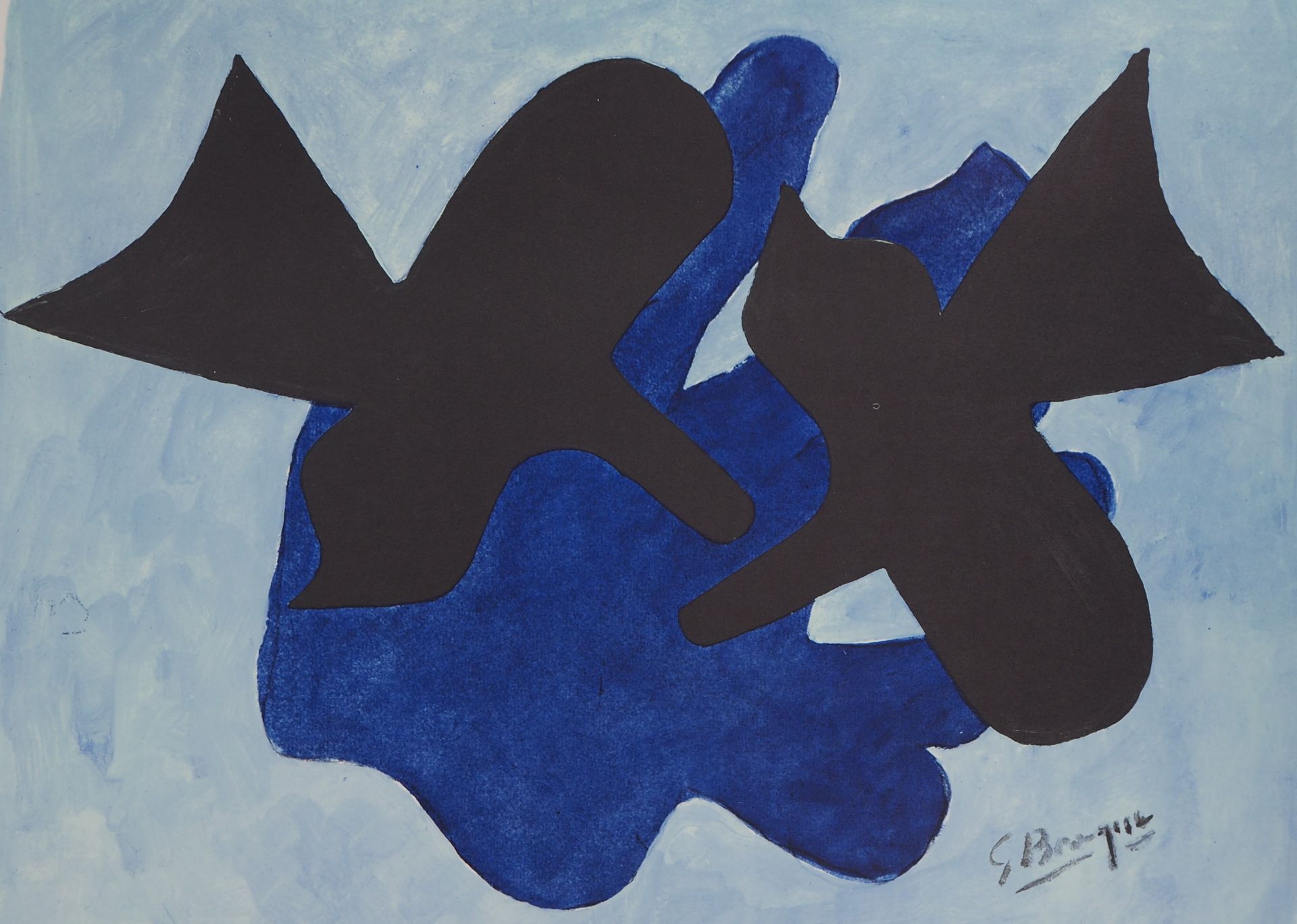 Georges Braque (1882-1963) The Birds Colour lithograph Signed in the plate (bottom [...] - Bild 3 aus 7