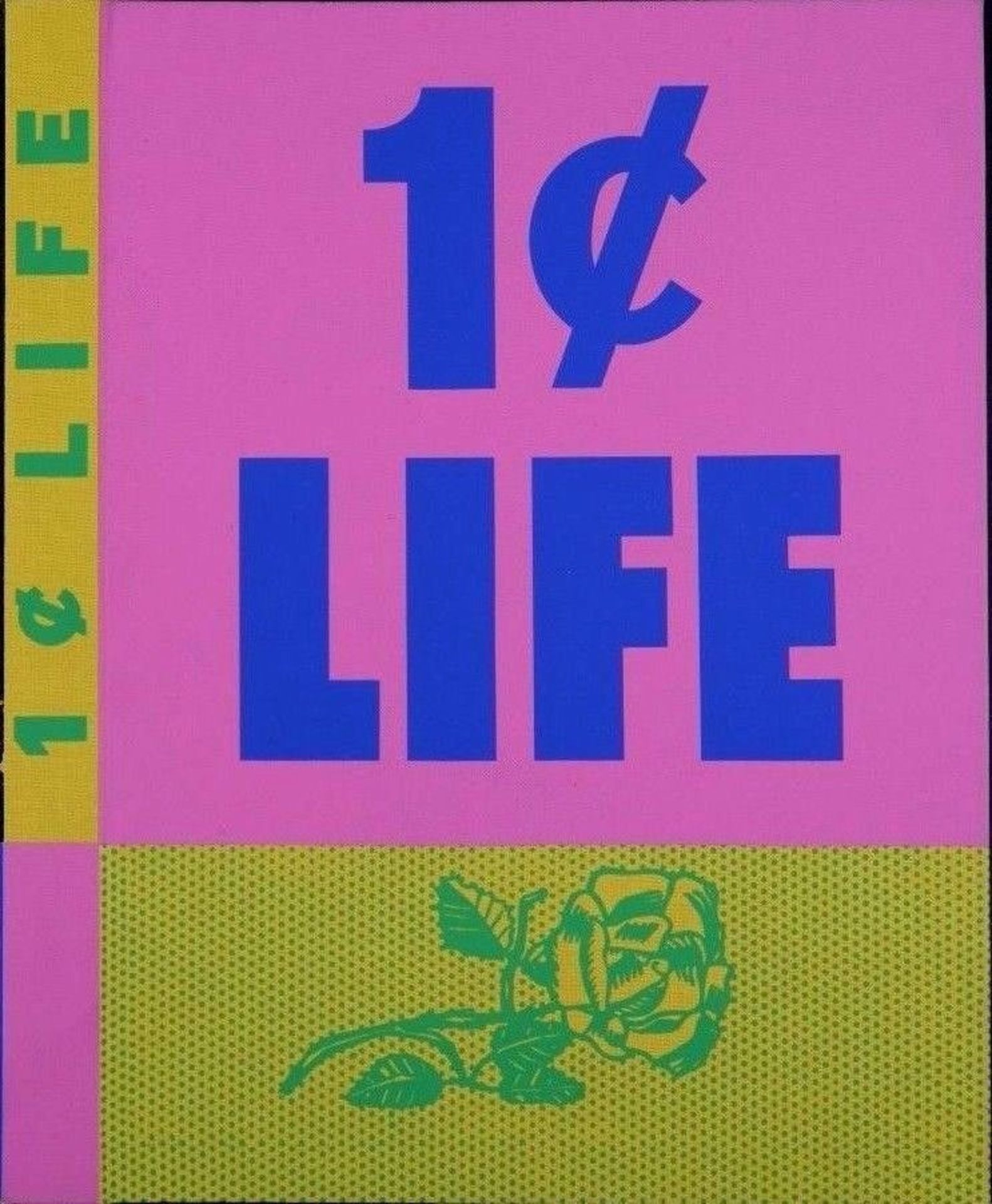 ROY LICHTENSTEIN Rose (Cover from 1 Cent LIfe), 1964 ORIGINAL 1964 Color serigraph [...]