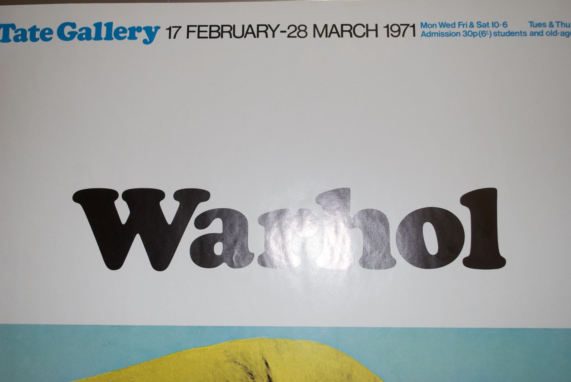 Andy Warhol Marilyn Monroe Poster, 1971 Offset printing poster, Marilyn Monroe Tate [...] - Bild 3 aus 3