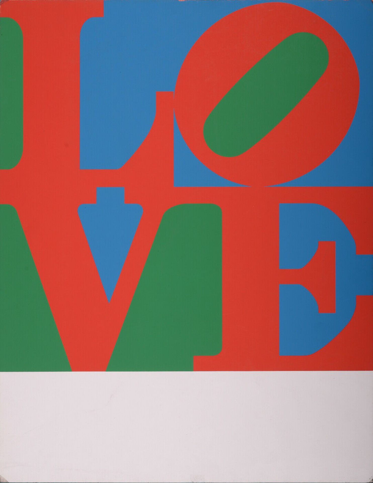 Robert Indiana (B. 1928) Love Wall, 1967 Silkscreen in colors (in blue, green and [...] - Bild 3 aus 5