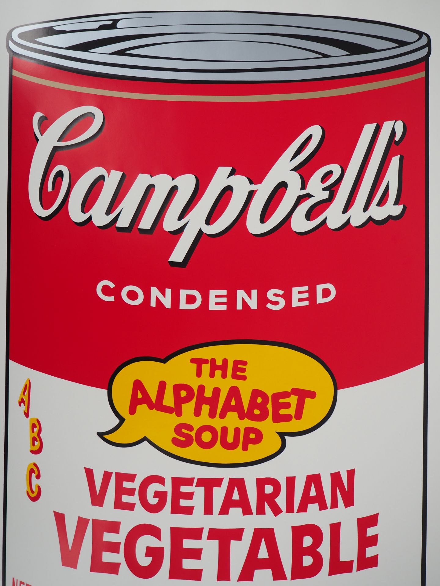 Andy WARHOL (1928 -1987) (from after) Campbell's soup - The Alphabet Soup Vegetarian [...] - Bild 2 aus 3