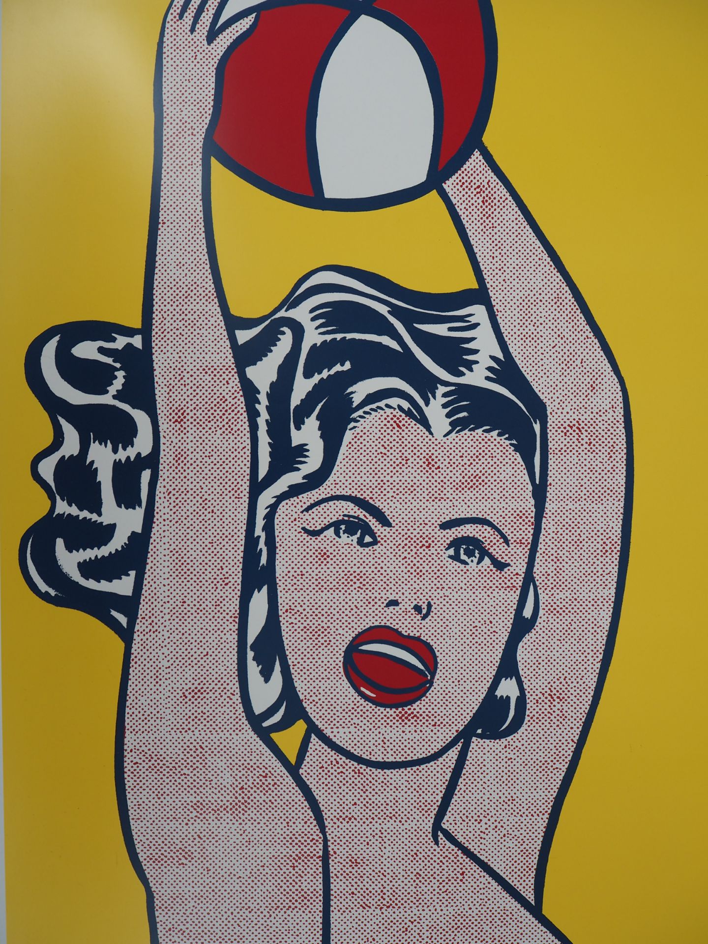 Roy Lichtenstein Balloon Girl Original vintage poster (direct tonal print) On poster [...] - Bild 5 aus 8