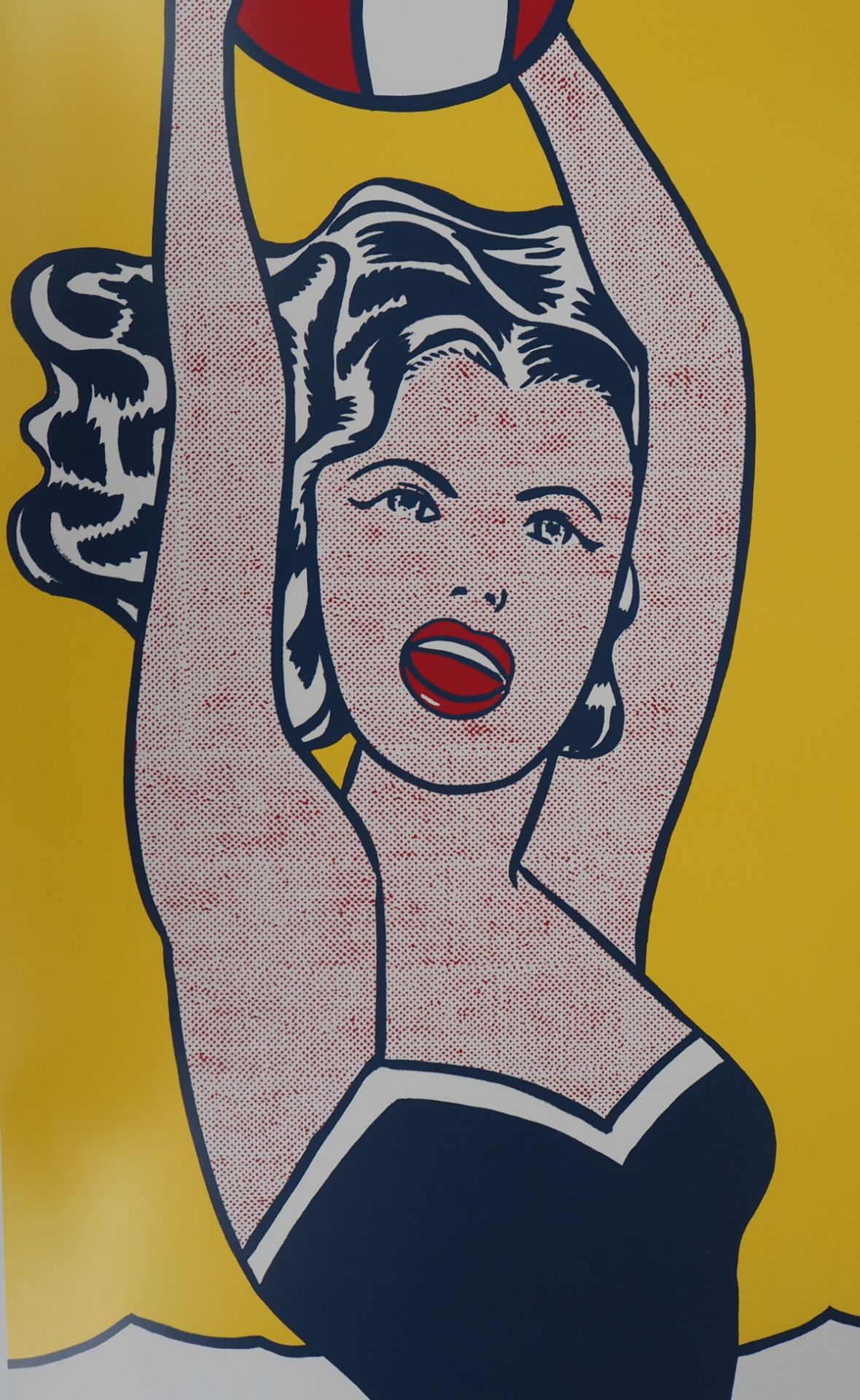 Roy Lichtenstein Balloon Girl Original vintage poster (direct tonal print) On poster [...] - Bild 4 aus 8