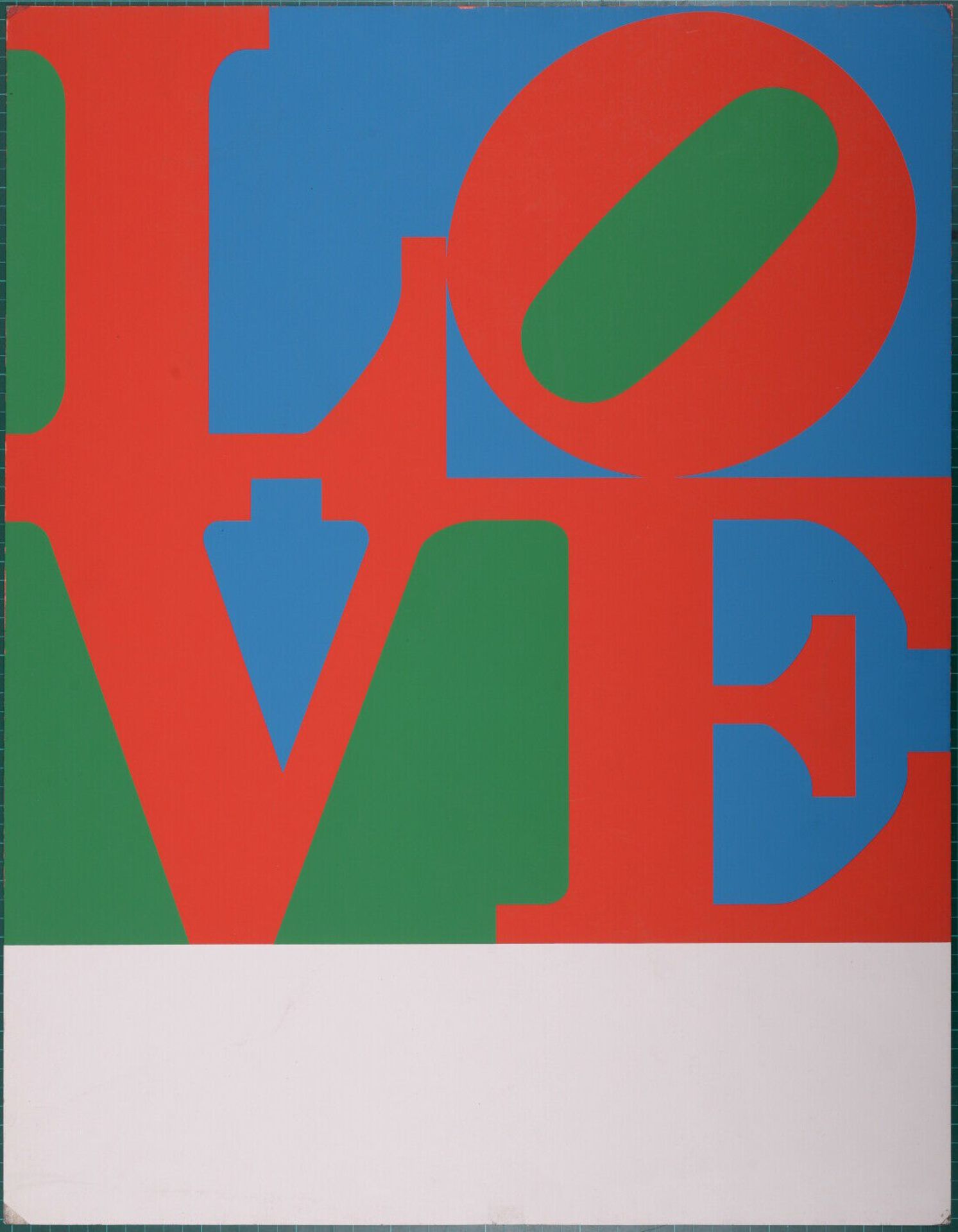 Robert Indiana (B. 1928) Love Wall, 1967 Silkscreen in colors (in blue, green and [...] - Bild 2 aus 5