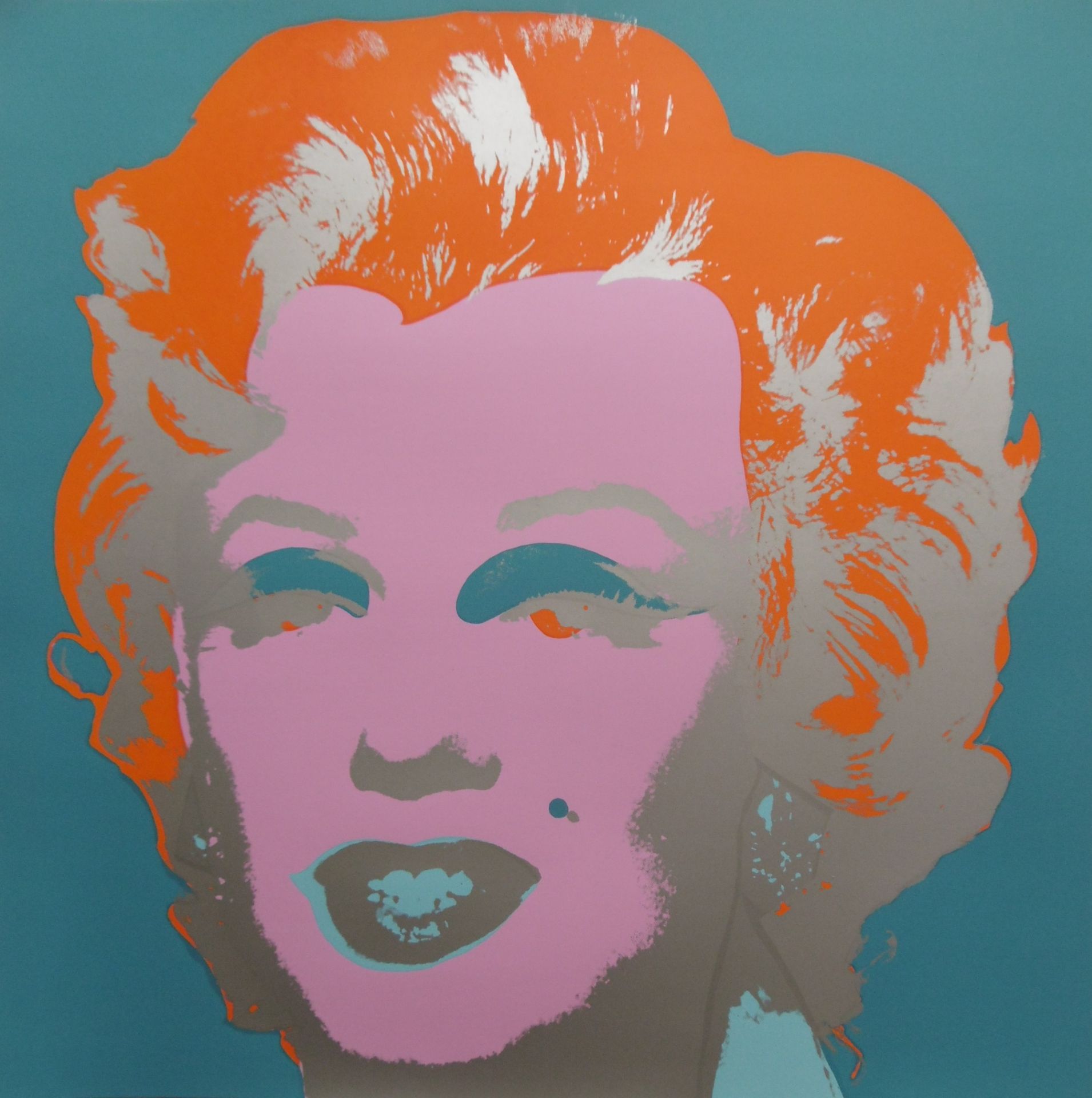 Andy WARHOL (after) Marylin Monroe Blue Silkscreen after the work of the [...]