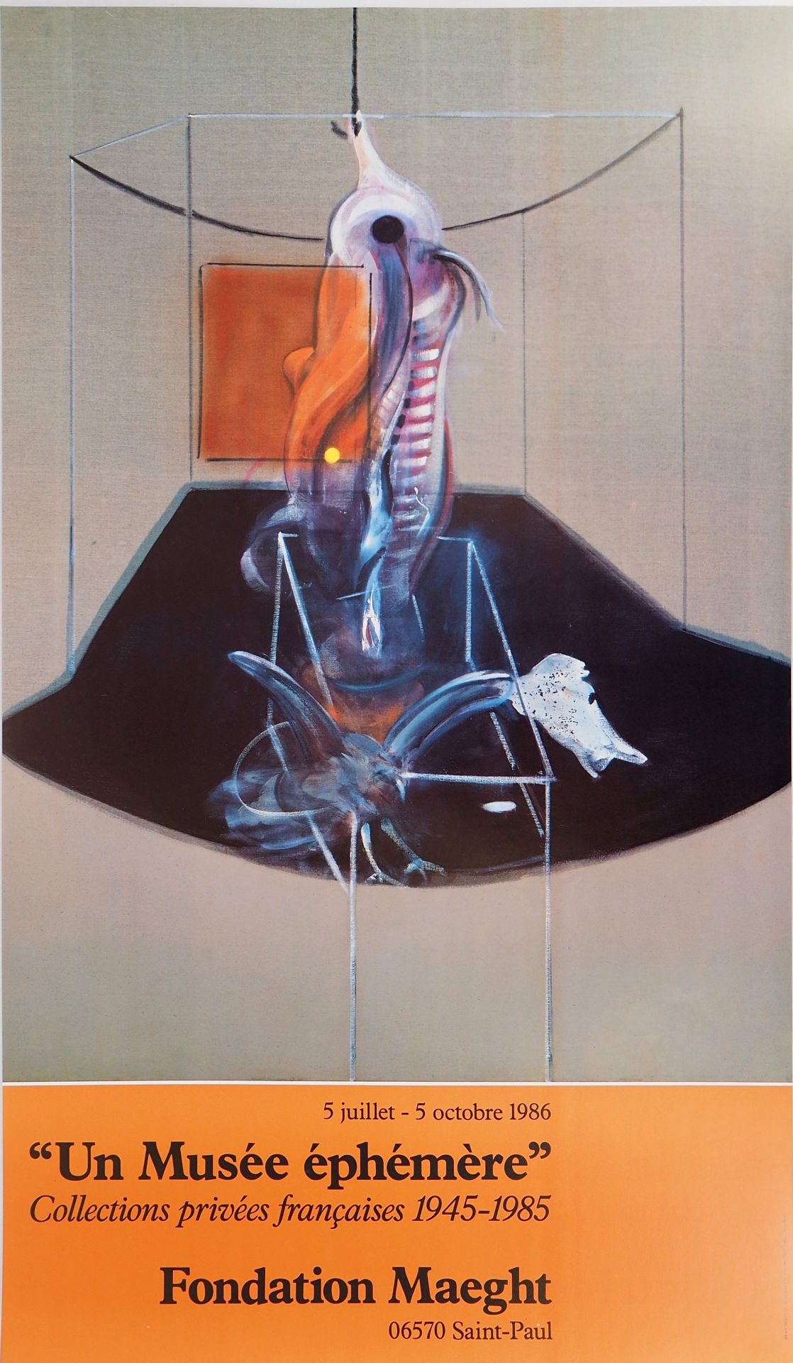 Francis BACON (d'après) Carcasse de viande et oiseau de proie, 1986 Affiche [...]