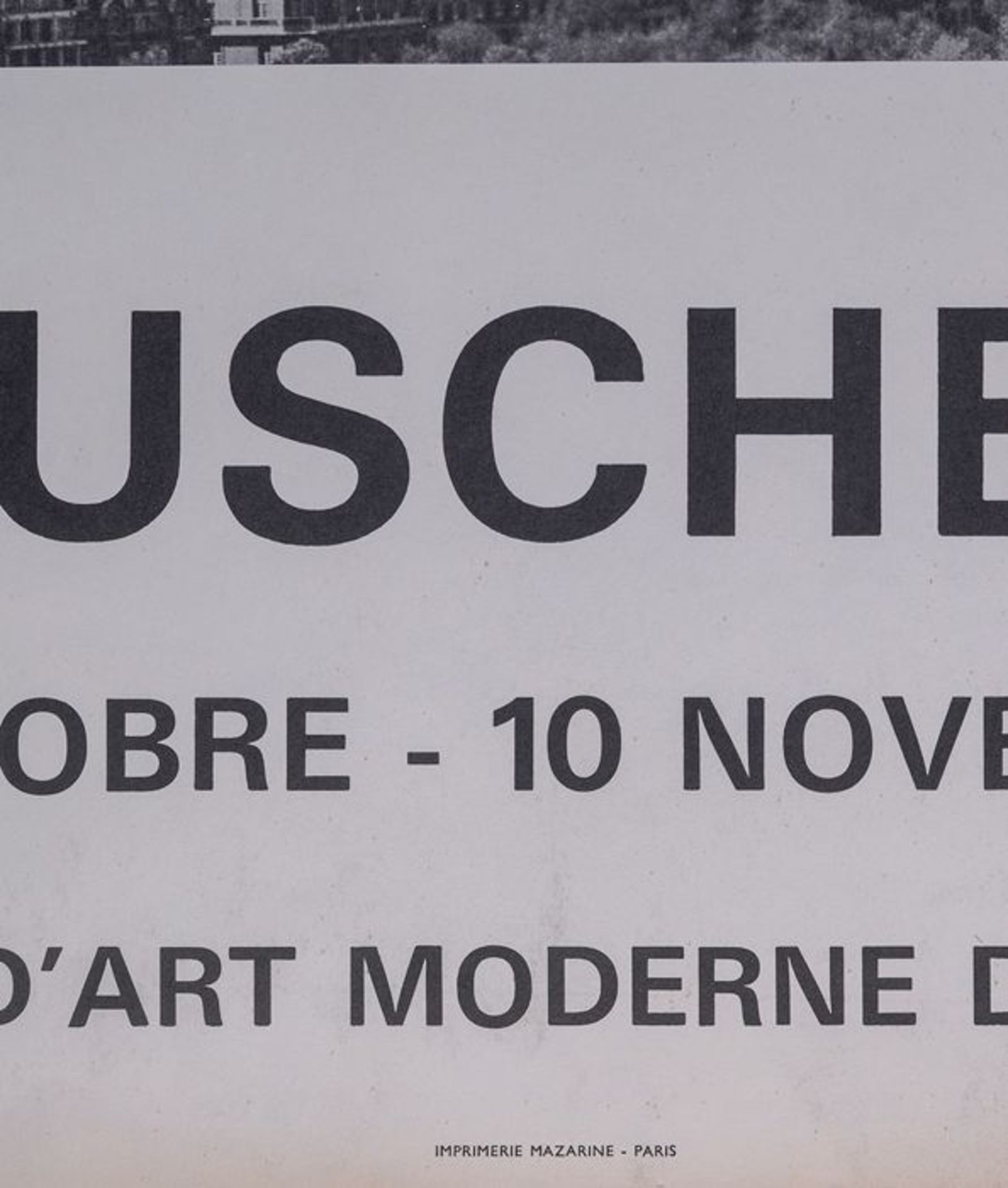 Robert Rauschenberg,Musée d'art moderne de la ville de Paris 1968 Original offset [...] - Bild 2 aus 3