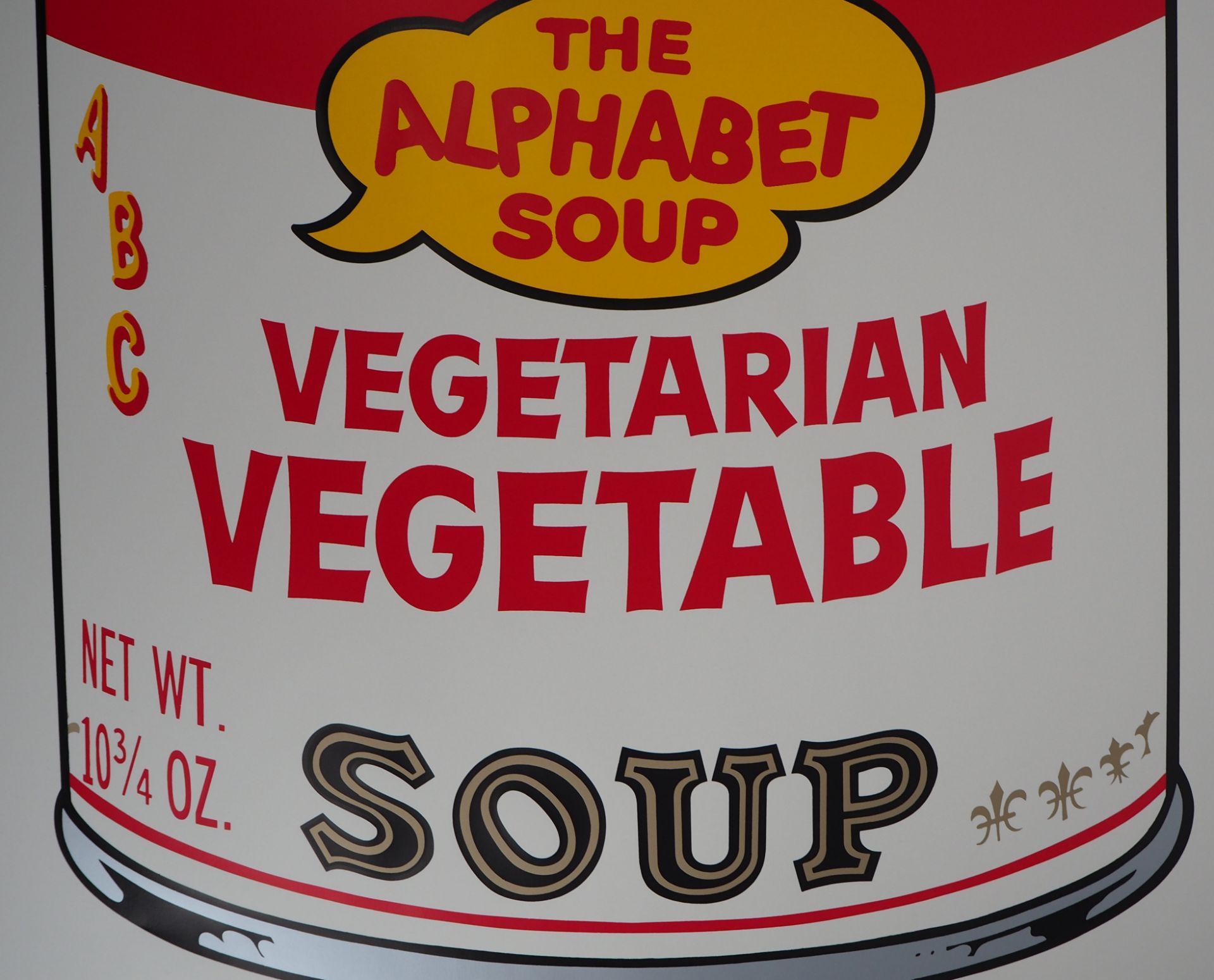 Andy WARHOL (1928 -1987) (from after) Campbell's soup - The Alphabet Soup Vegetarian [...] - Bild 3 aus 3