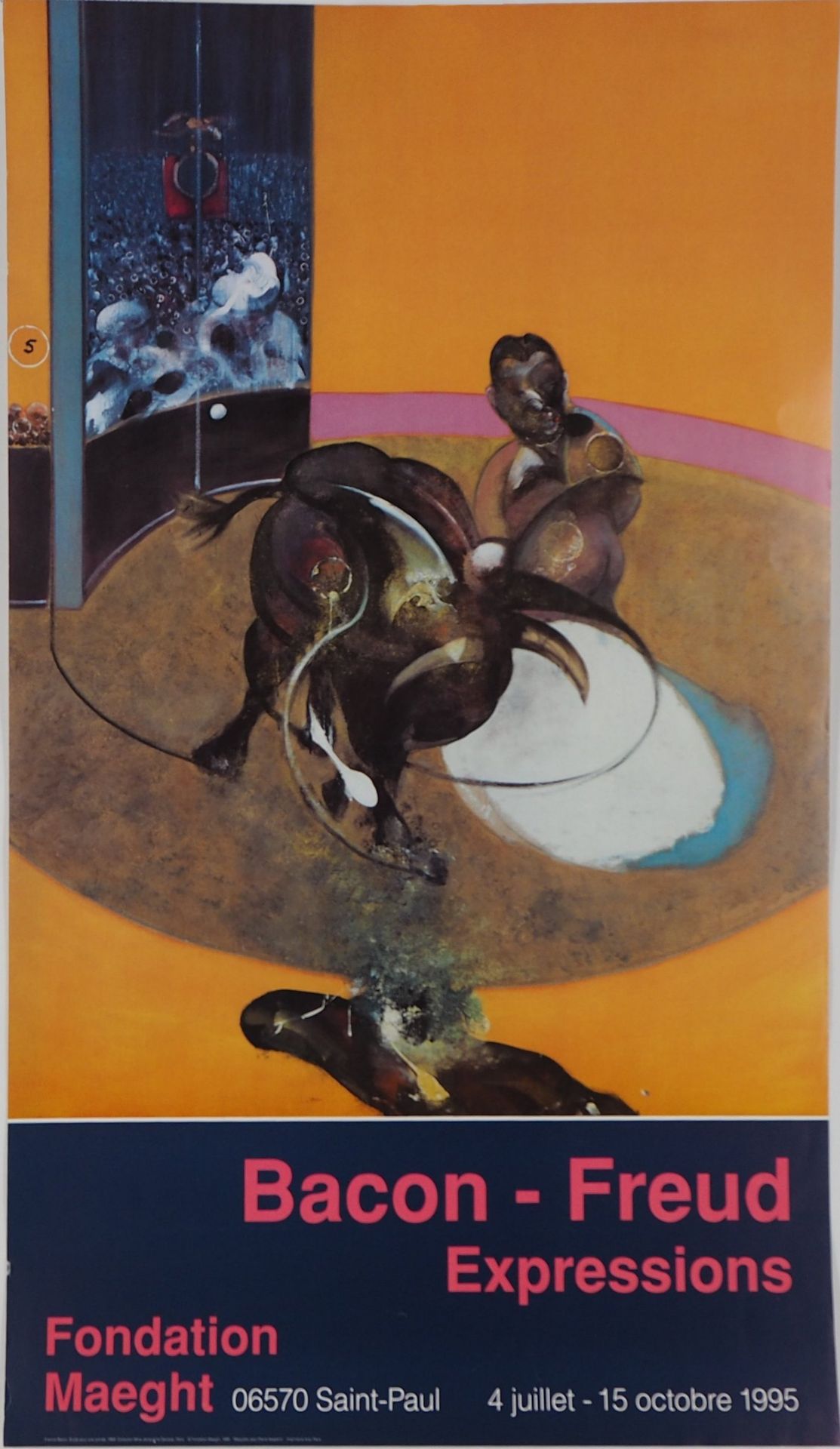 Francis BACON (after) Bullfighting Original vintage poster on thick paper Printed in [...]