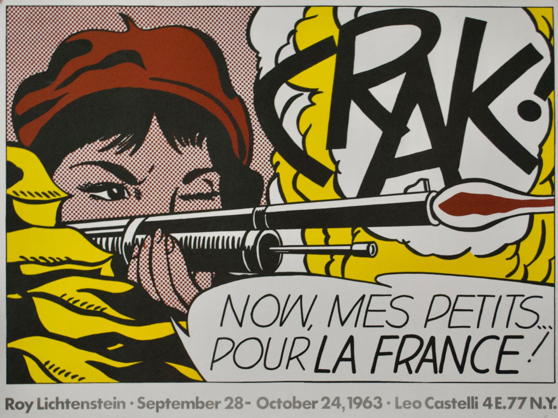 Roy Lichtenstein Crak Leo Castelli Gallery September 28 - October 24 1963 [...]