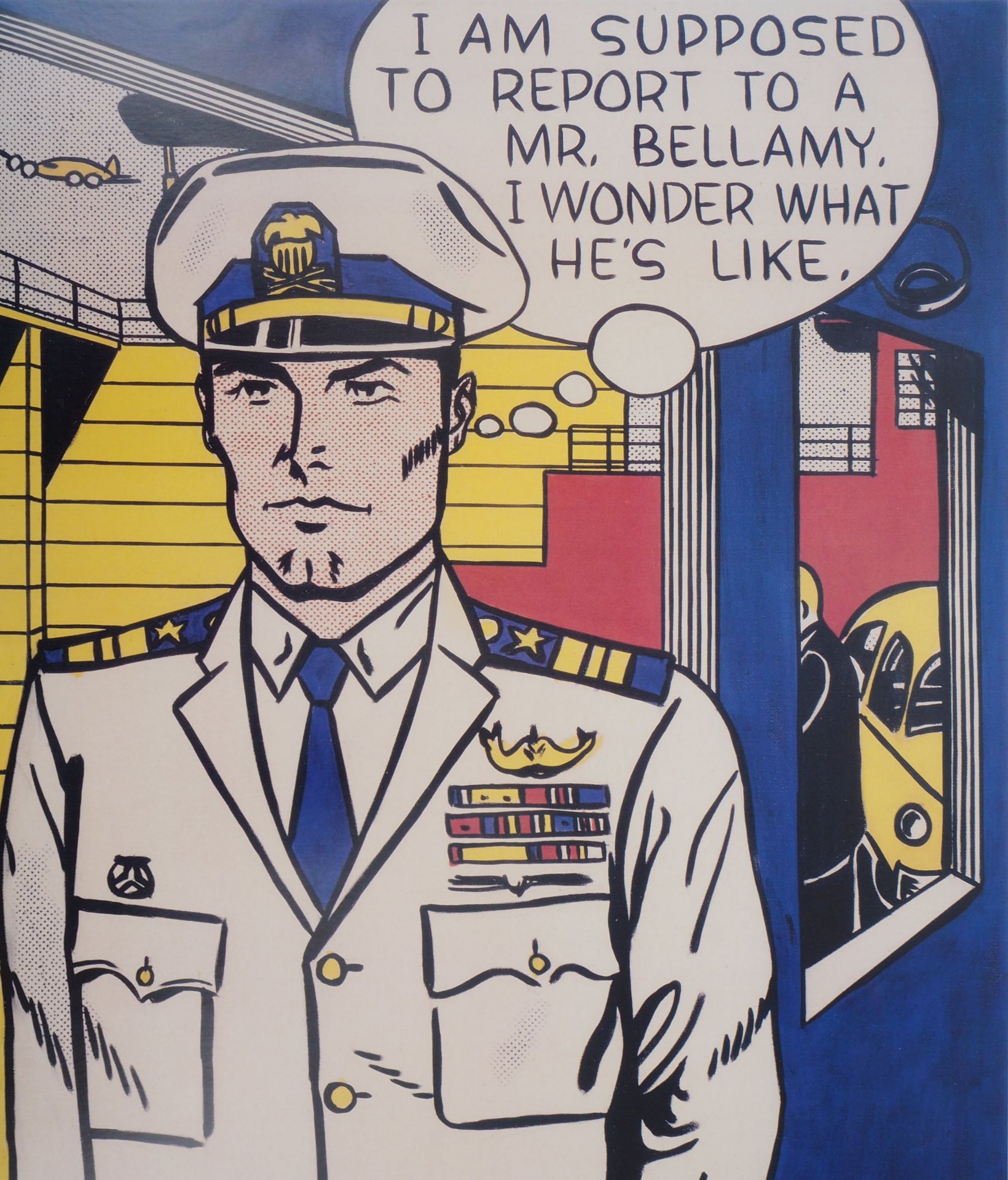 Roy LICHTENSTEIN (after) Mr. Bellamy Original poster of the Modern Art Museum of [...] - Bild 3 aus 7