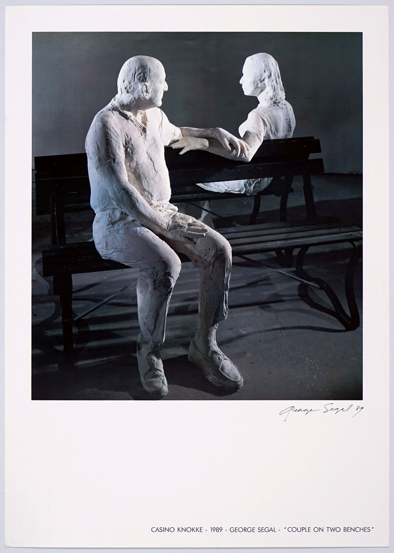 George SEGAL (1934 -2000) Couple on two benches, 1989 Pre-printing image Offset on [...]