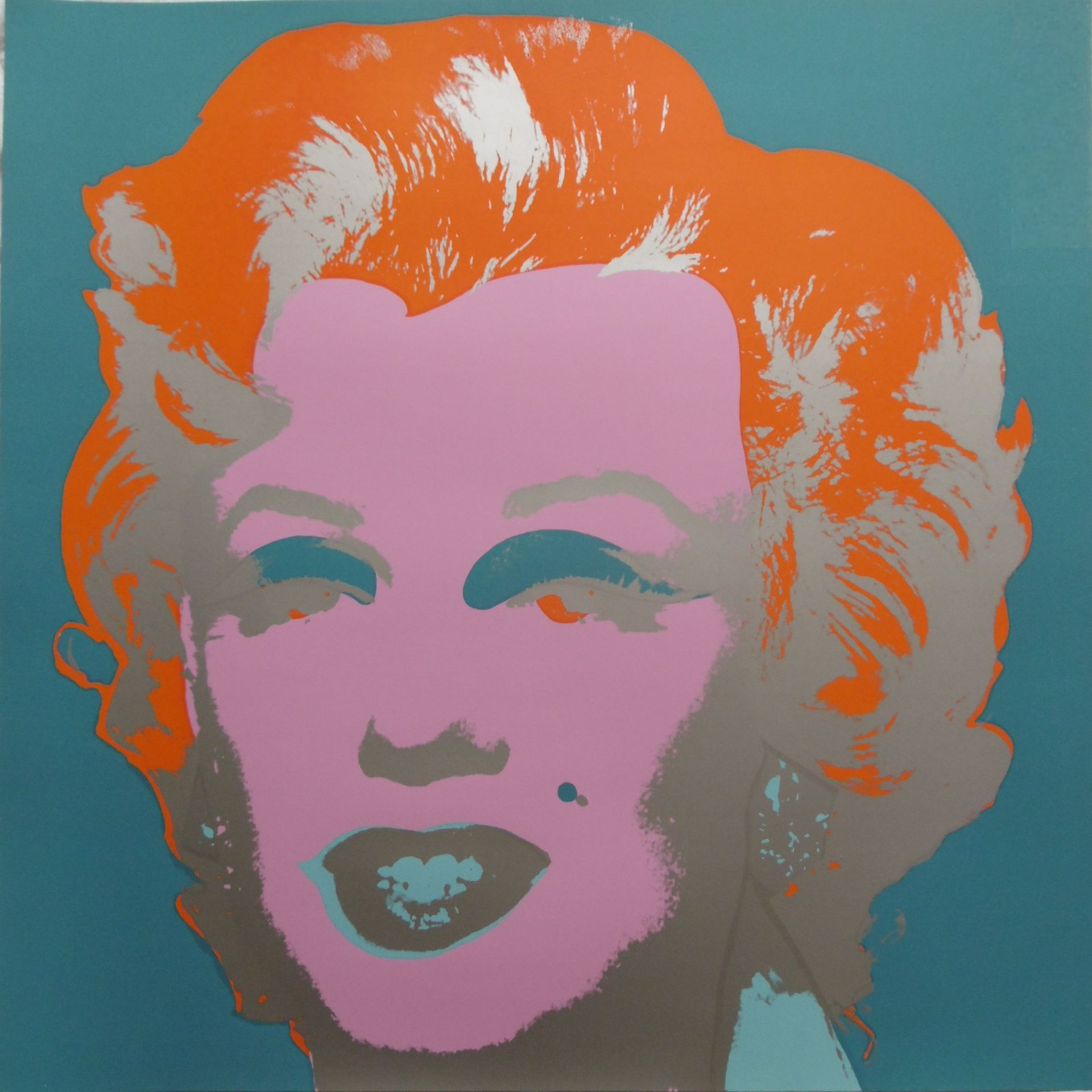 Andy WARHOL (after) Marylin Monroe Blue Silkscreen after the work of the [...] - Bild 2 aus 5