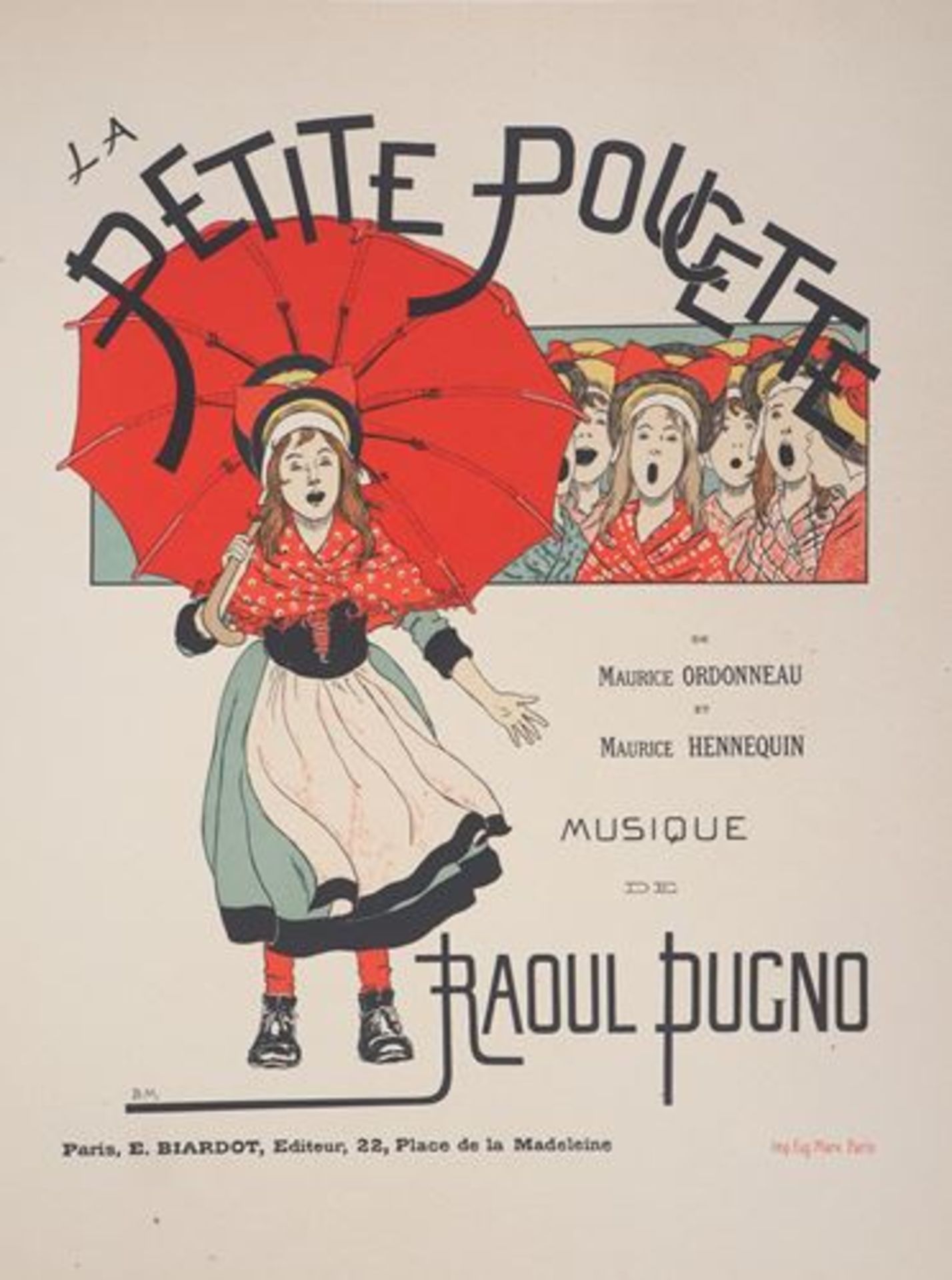 Louis-Maurice BOUTET DE MONVEL (1850-1913) La Petite poucette, 1897 Original [...]