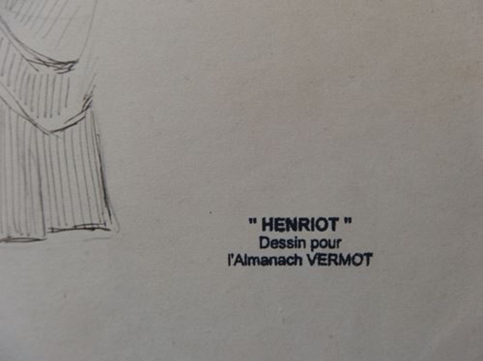 Henri MAIGROT, known as HENRIOT Fatal encounter, around 1895 Original drawing in [...] - Bild 3 aus 3