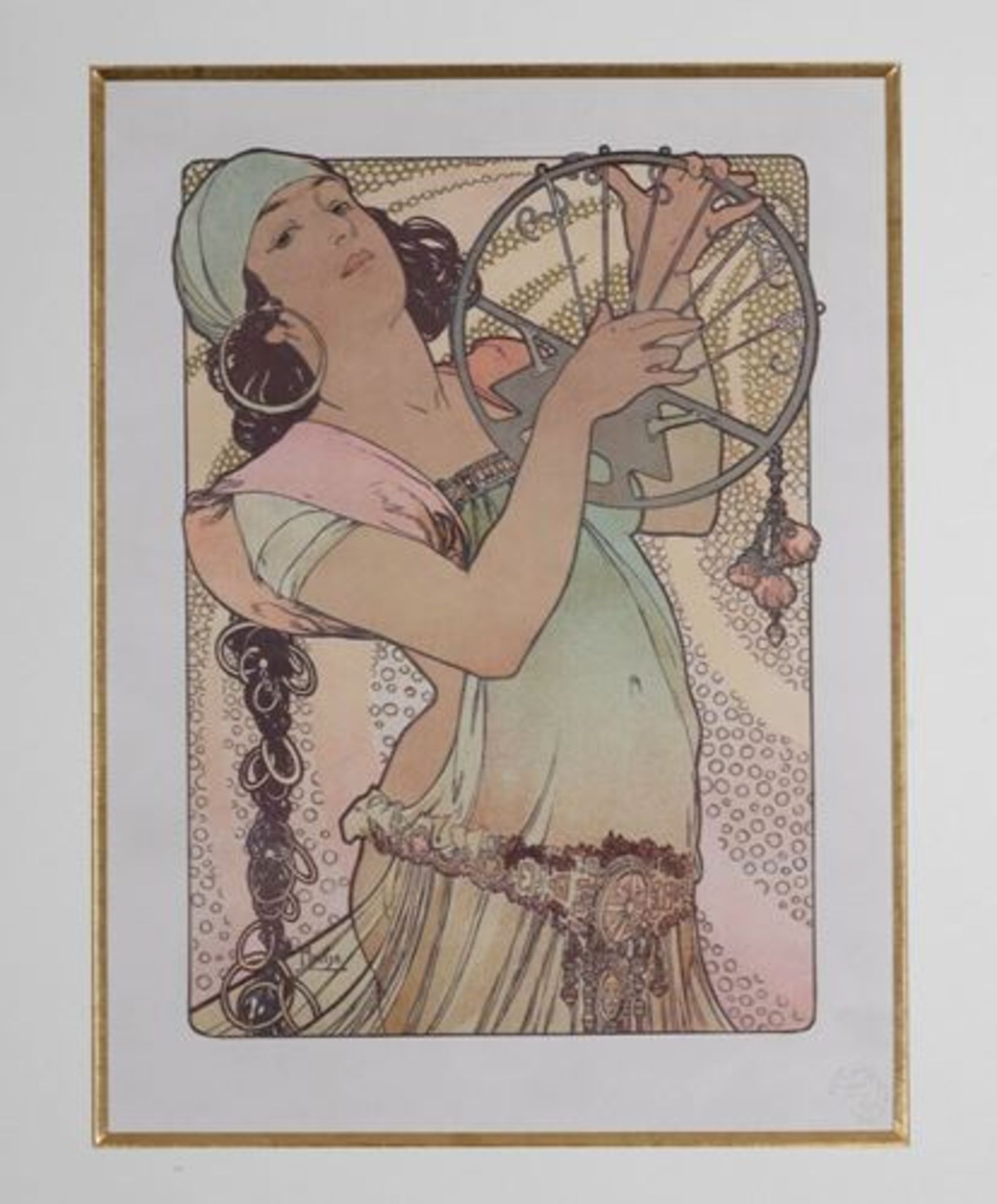 Alphonse Mucha Czech (1860-1939) Salome Original lithograph, issued by L'Estampe [...] - Bild 2 aus 4