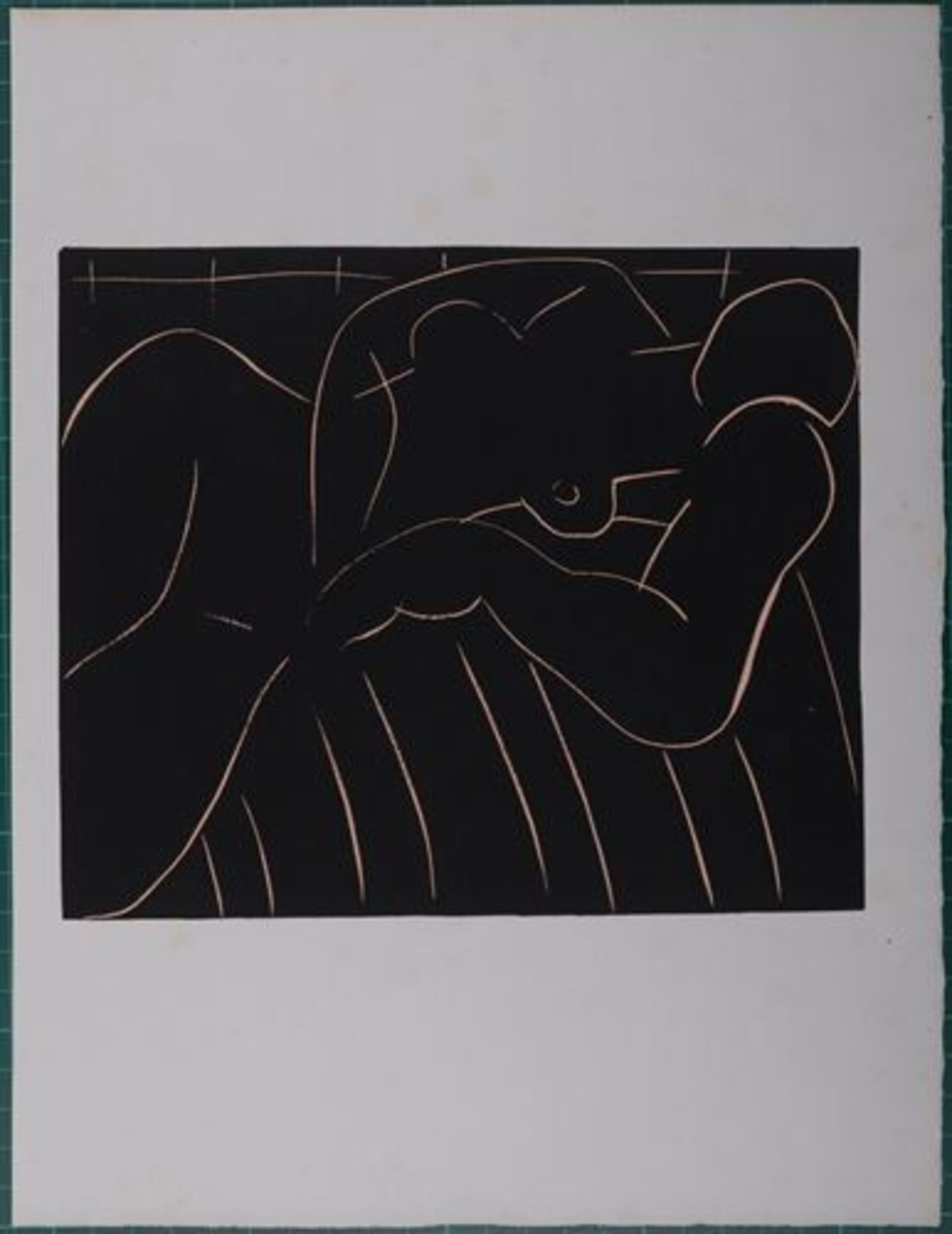 Henri Matisse The nap, 1938 Original linocut etching on vélin paper published [...] - Bild 2 aus 5