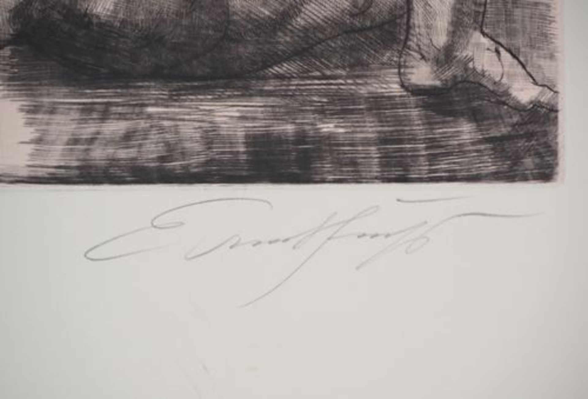 Ernst FUCHS Reflection on being Original engraving on Vellum Signed in pencil bottom [...] - Bild 8 aus 8