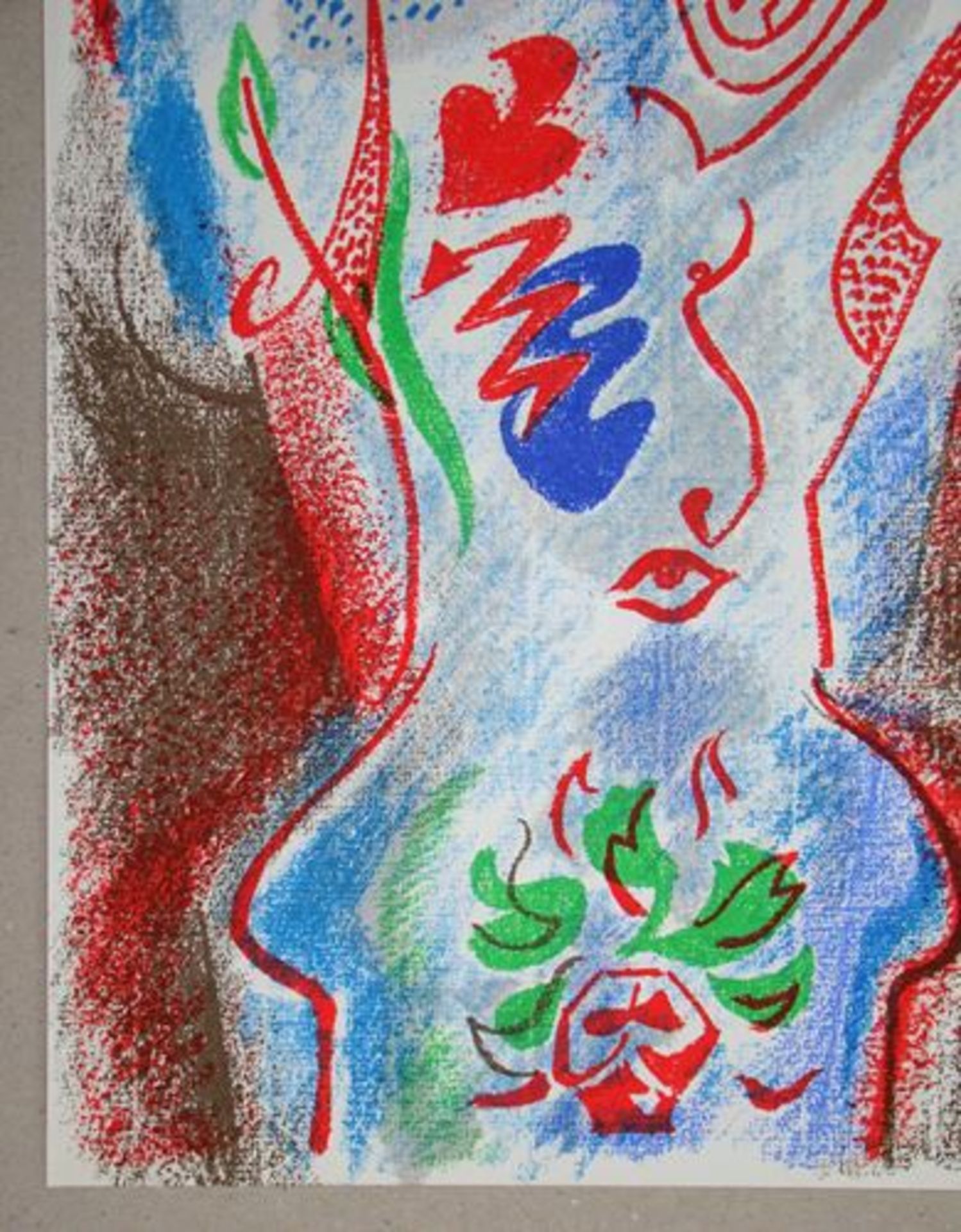 André MASSON Composition for XXe Siècle, 1972 Original lithograph in [...] - Bild 5 aus 9