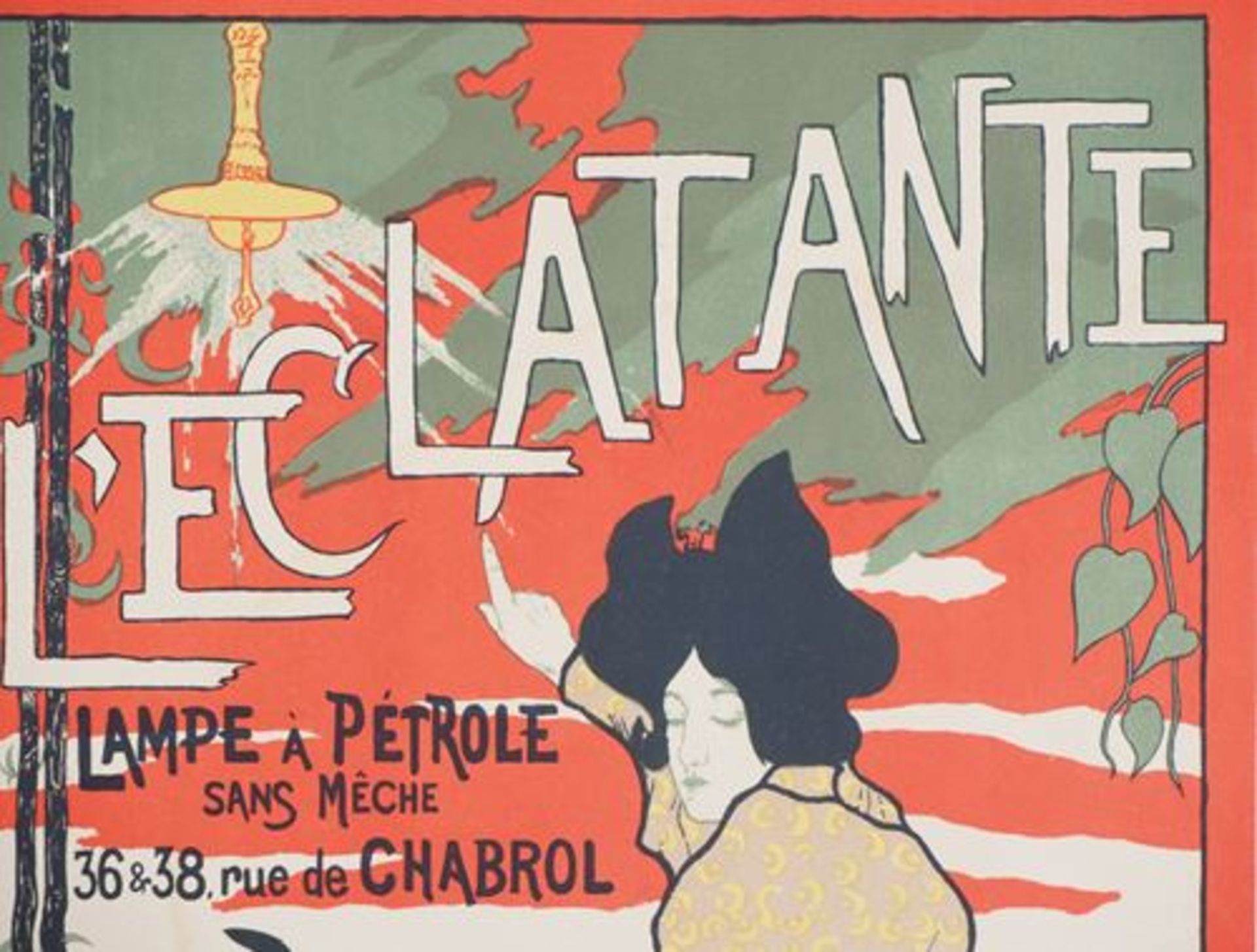 Manuel ROBBE (1872-1936) L'Éclatante Original lithograph in color on fine [...] - Bild 6 aus 9