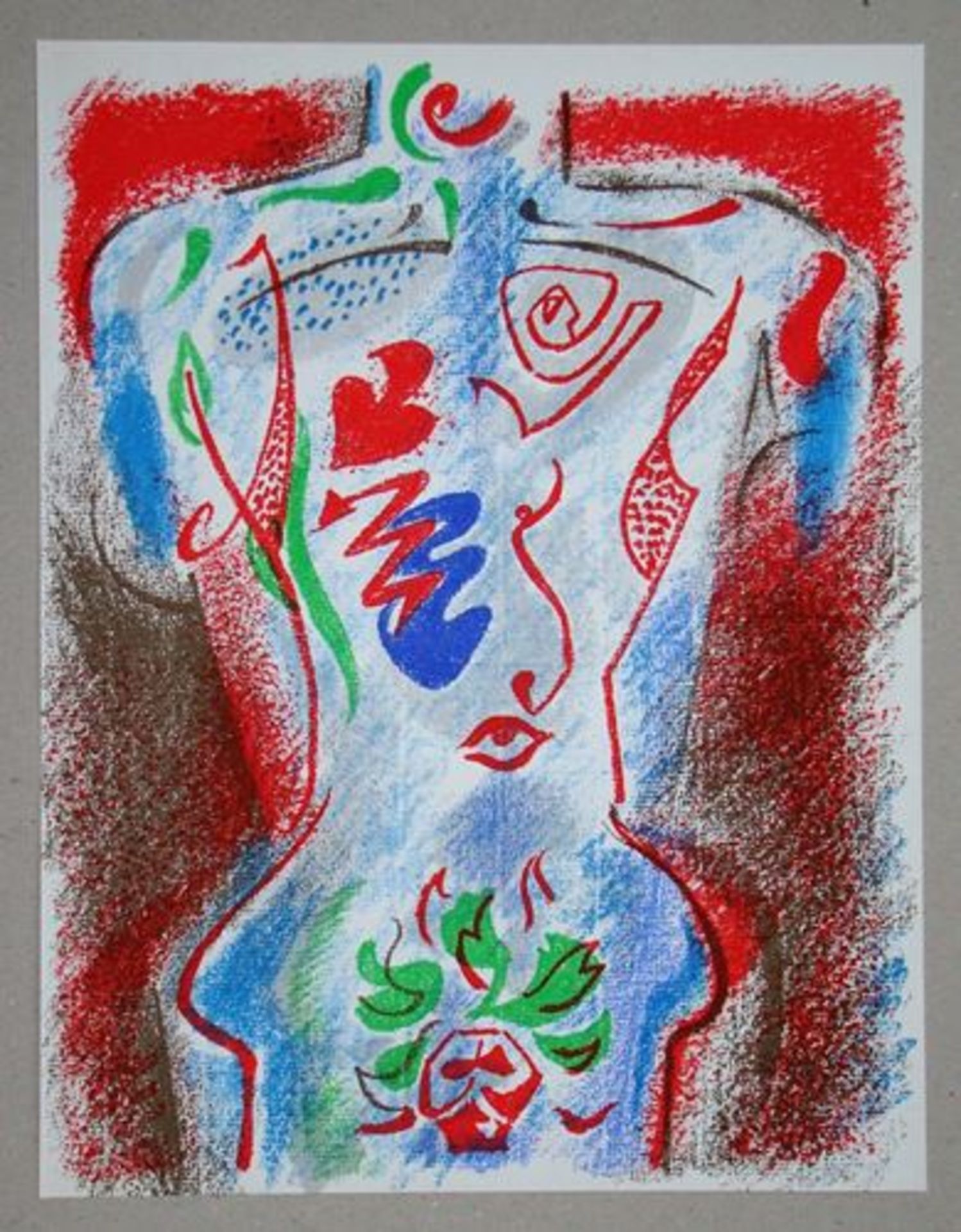 André MASSON Composition for XXe Siècle, 1972 Original lithograph in [...] - Bild 2 aus 9