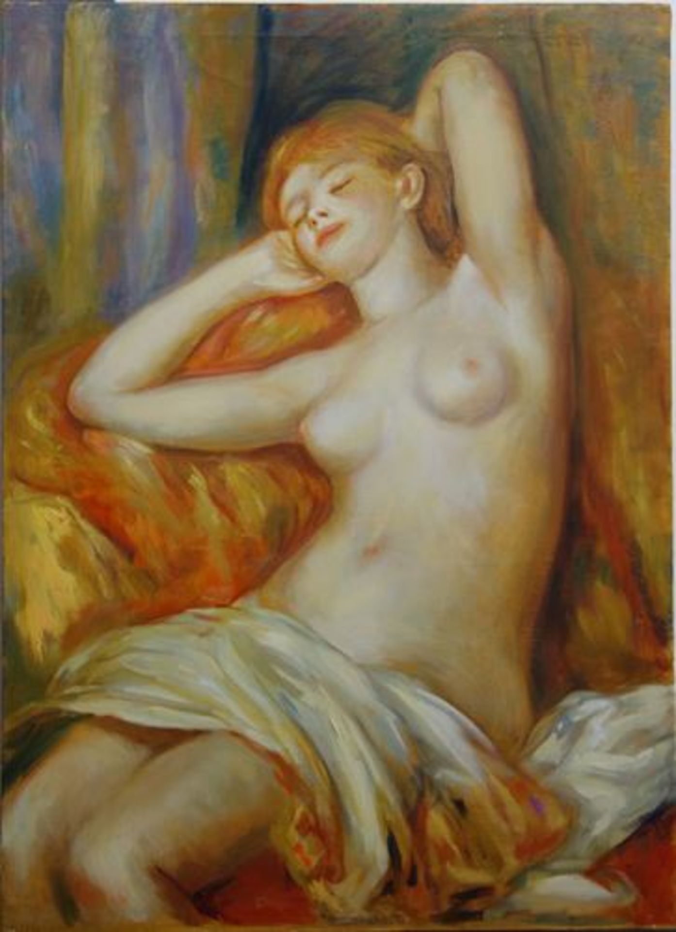 Pierre Auguste RENOIR (after) The sleeper Oil on canvas Dimensions: 76 x 55 cm Work [...]