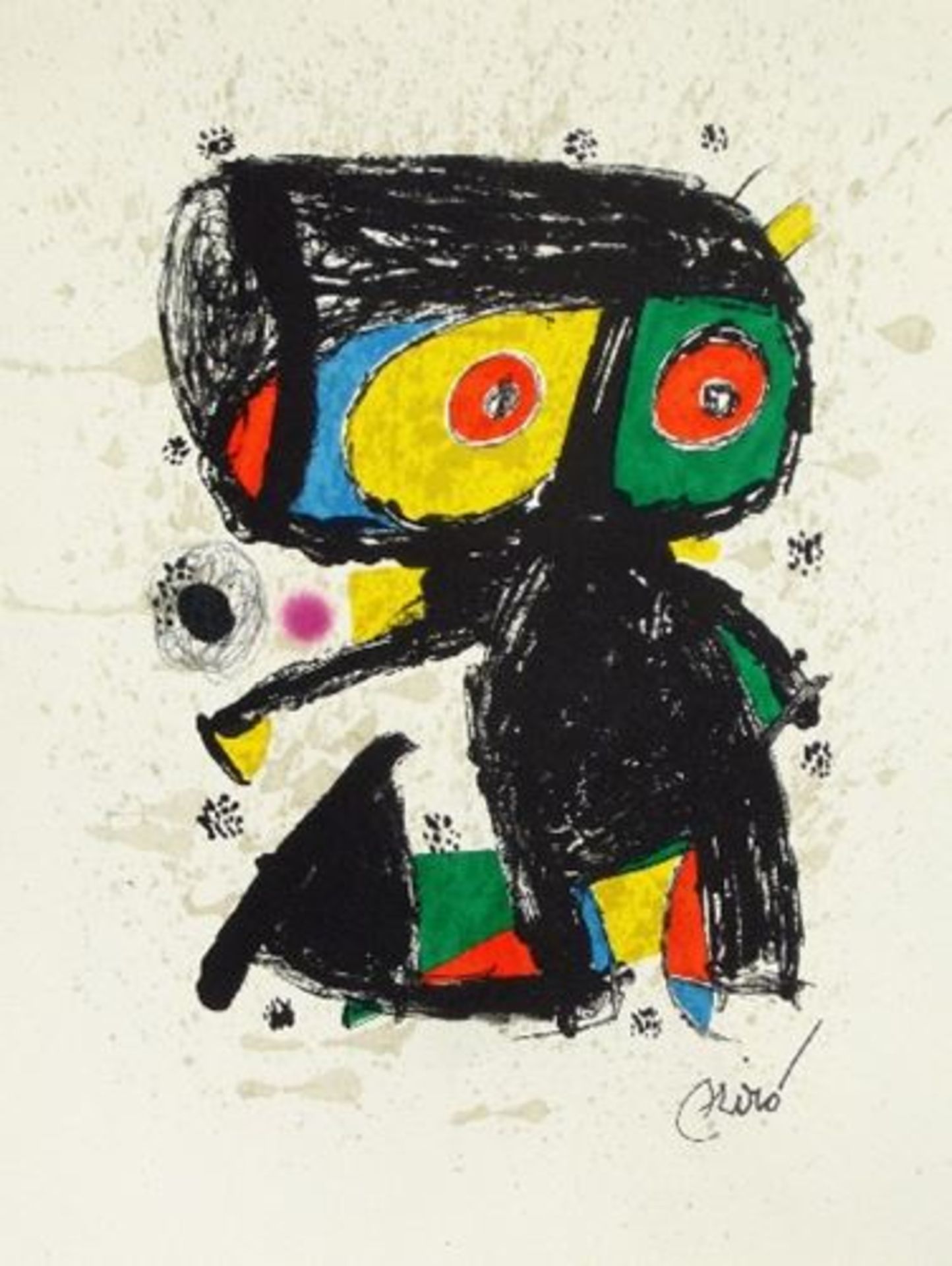 Joan MIRÓ 15 years old Poligrafa, 1980 Original lithograph on Guarro paper Signed [...]