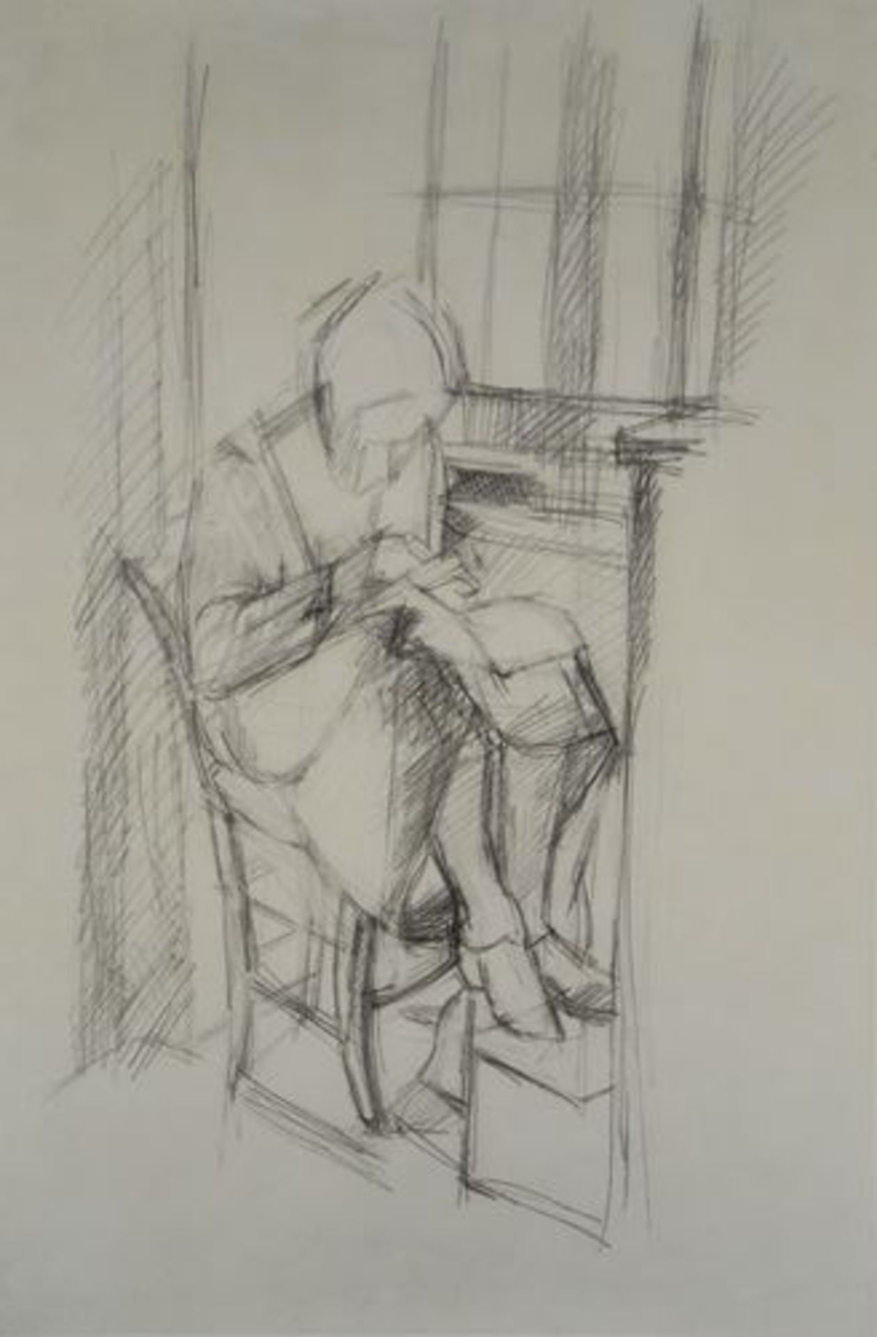 Alberto GIACOMETTI (1901-1966) (after) Woman by the window Lithograph after a [...]