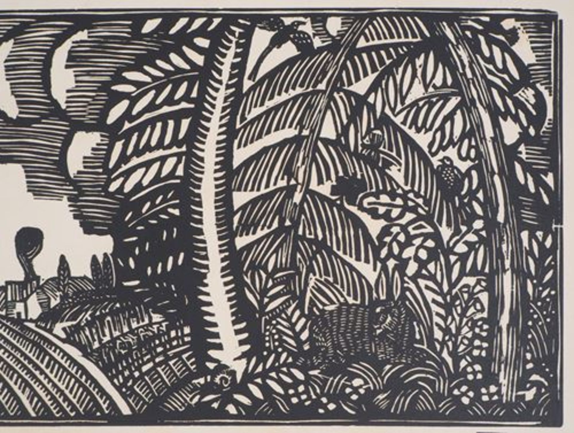 Raoul DUFY The Hunt, 1910 Original wood engraving on Vellum Signed with the stamp of [...] - Bild 4 aus 6