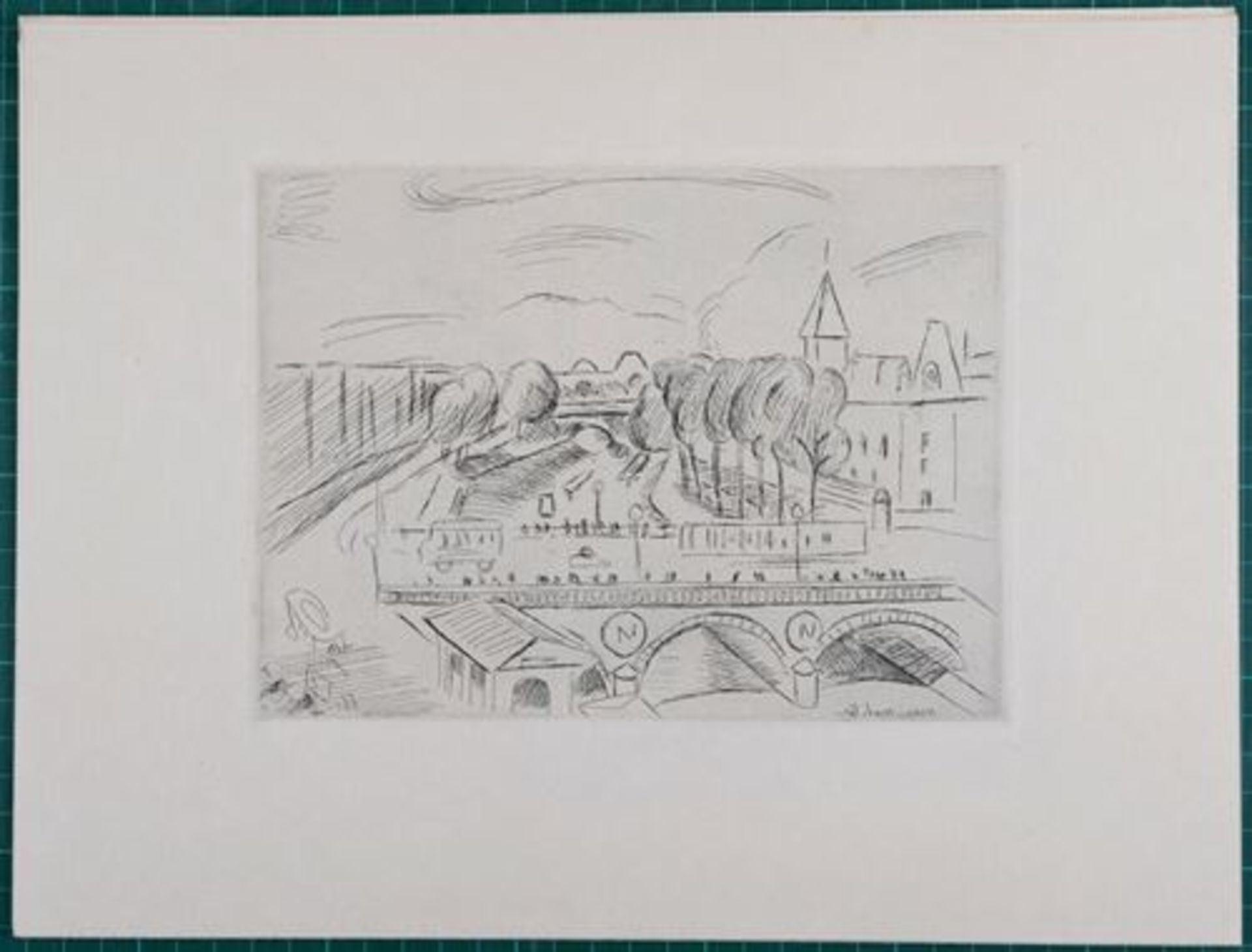 Henri Matisse Le Pont St-Michel, 1927 Etching, dry point Sheet Size : 310 x 240 mm. [...] - Bild 3 aus 4