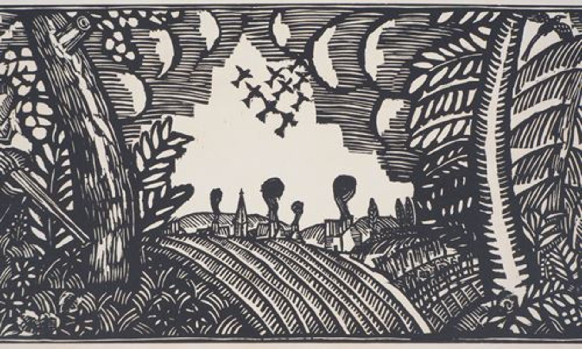 Raoul DUFY The Hunt, 1910 Original wood engraving on Vellum Signed with the stamp of [...] - Bild 3 aus 6