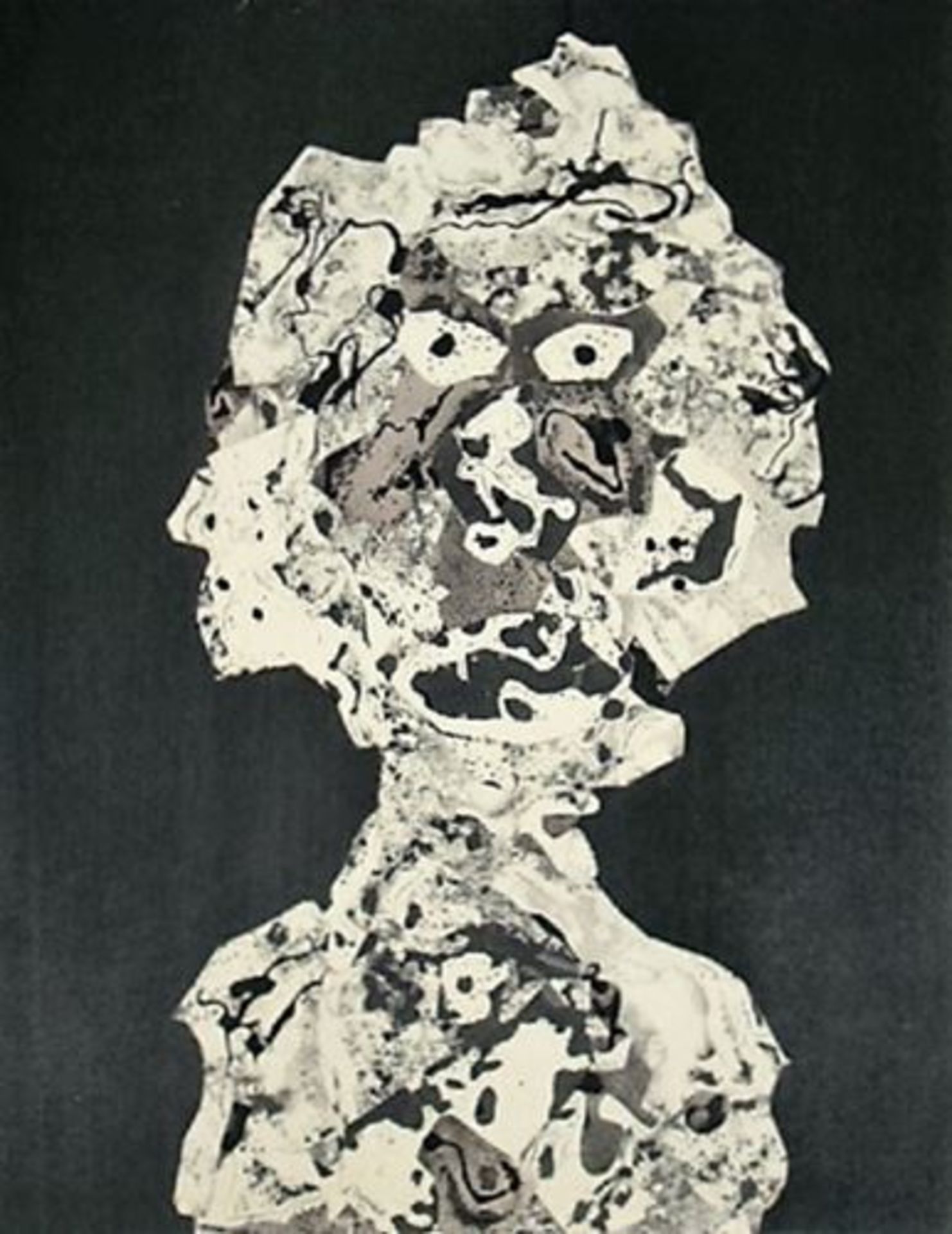 Jean Dubuffet (after) Personnage, 1956, Pochoir Pochoir / stencil in [...]